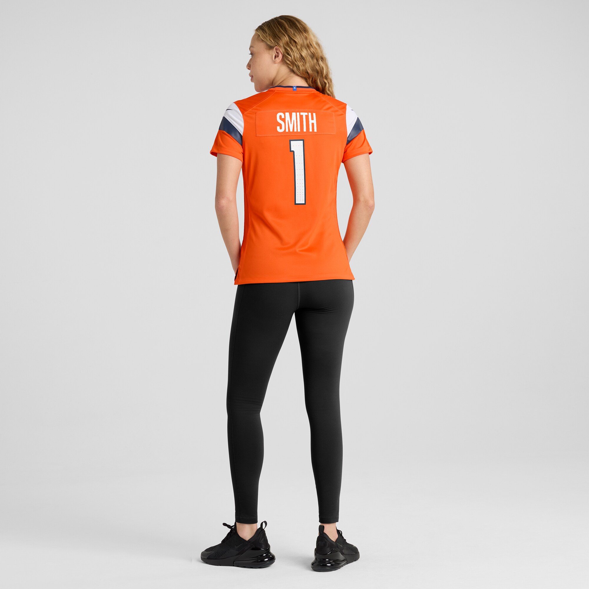 Women's Denver Broncos Tremon Smith Orange Team Game Jersey JS2329 nicesnker - Image 5