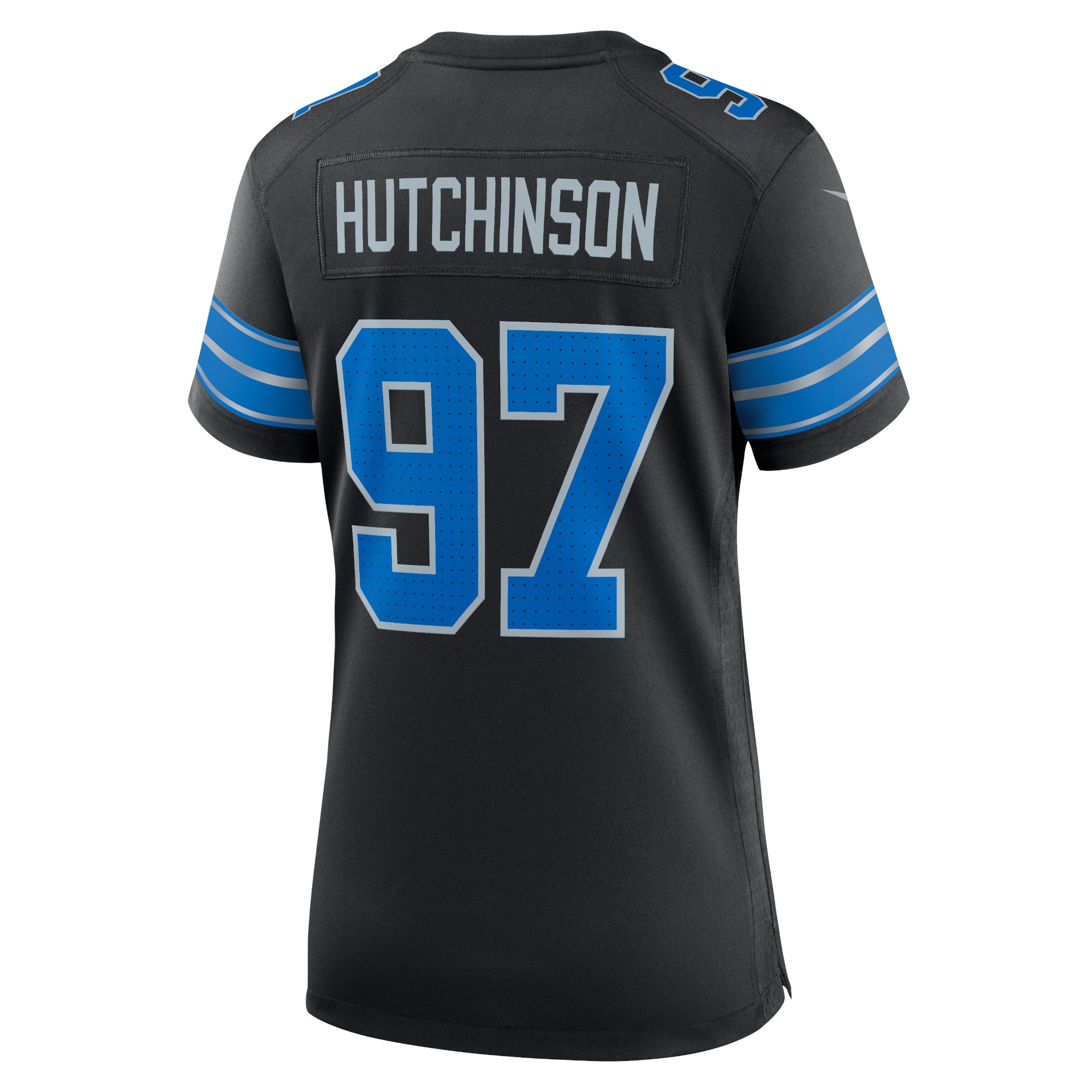 Women's Detroit Lions Aidan Hutchinson Black 2nd Alternate Game Jersey JS5964 nicesnker - Image 3
