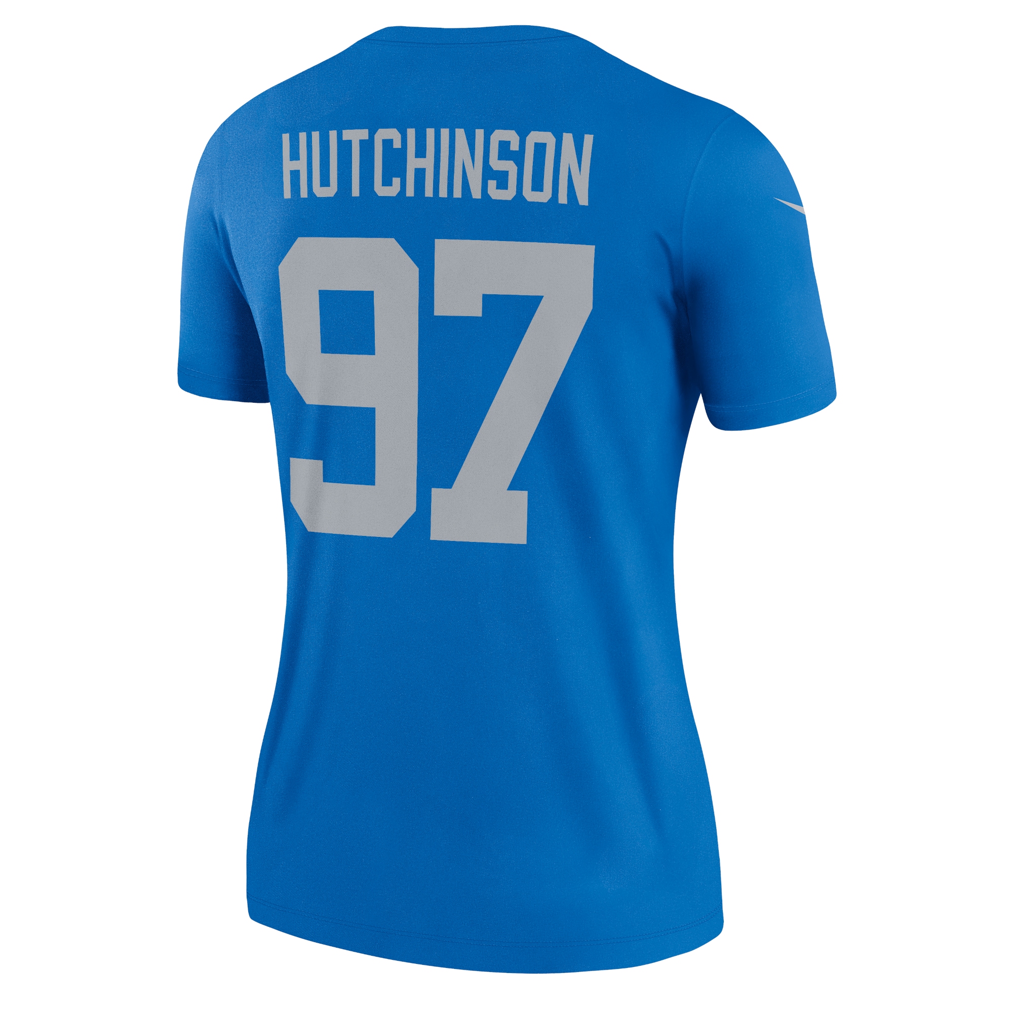 Women's Detroit Lions Aidan Hutchinson Blue Alternate Legend Player Performance Top JS6803 nicesnker - Image 3