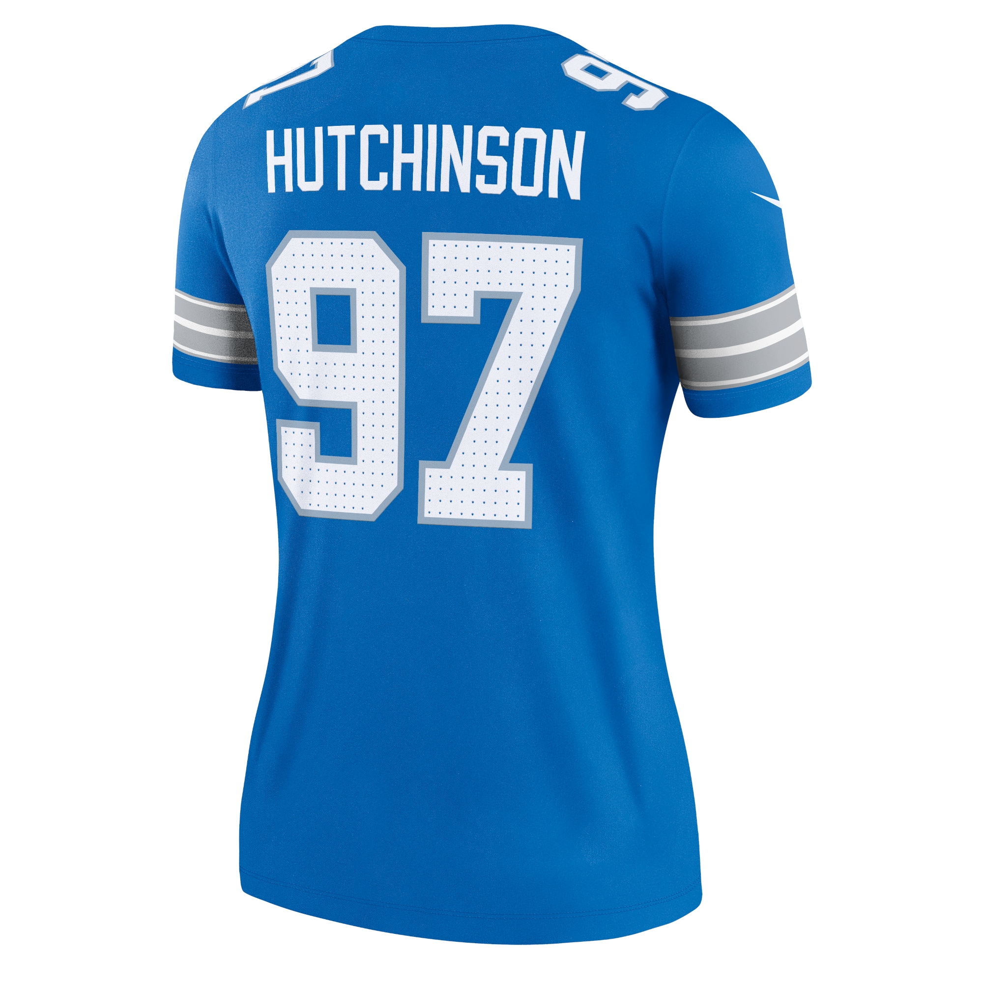 Women's Detroit Lions Aidan Hutchinson Blue Legend Player Performance Top JS5316 nicesnker - Image 3