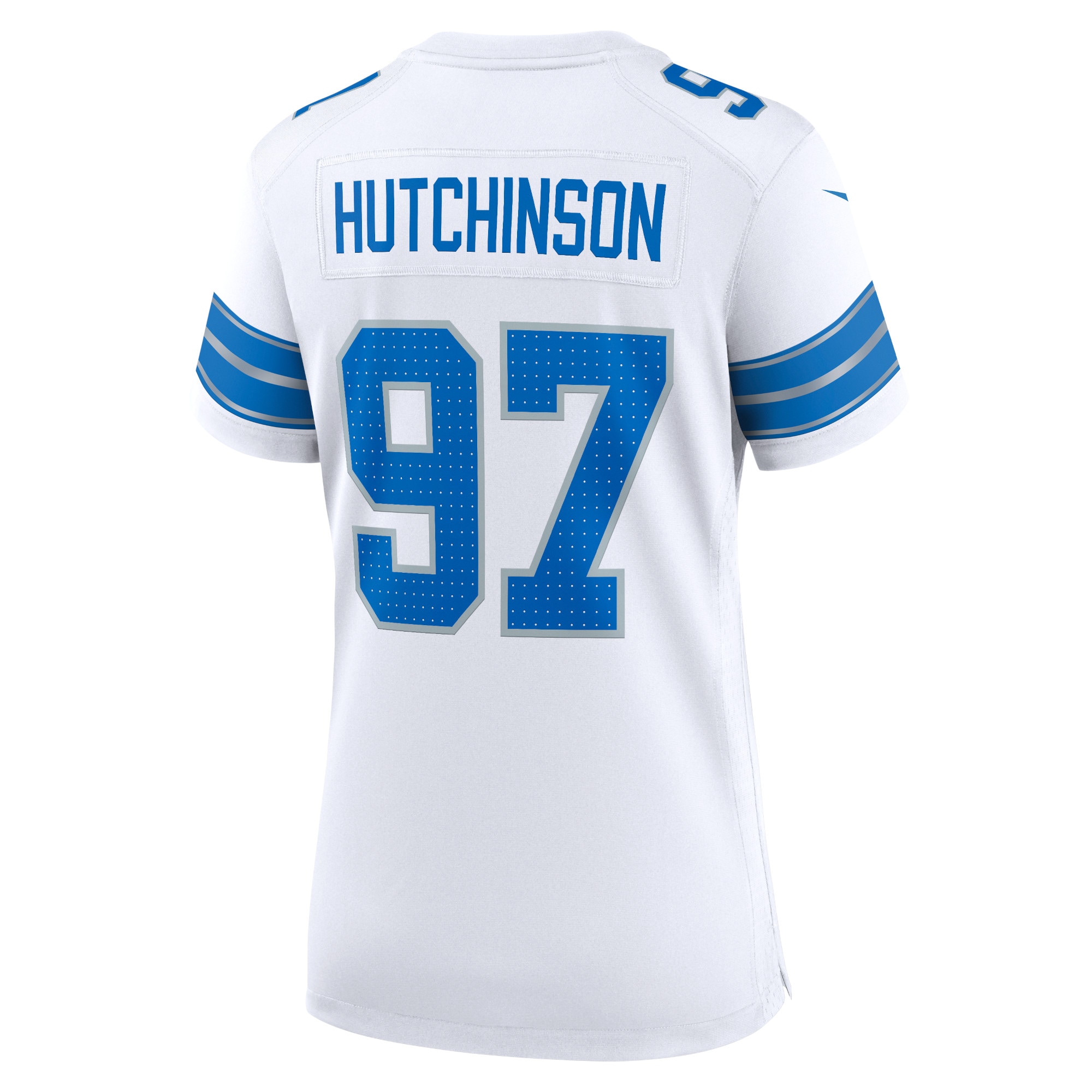 Women's Detroit Lions Aidan Hutchinson White Game Jersey JS1270 nicesnker - Image 3