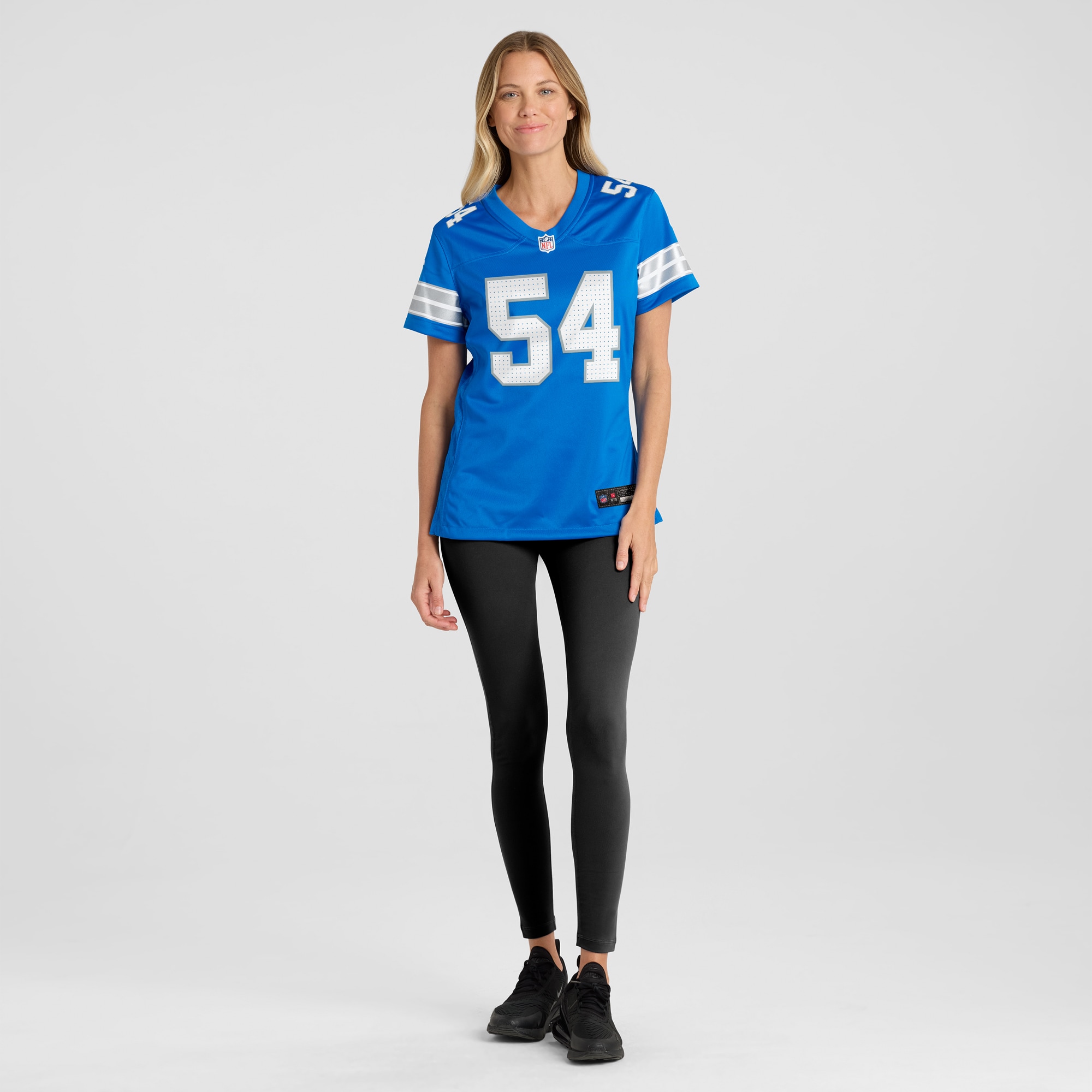 Women's Detroit Lions Alim McNeill Blue Team Game Jersey JS6511 nicesnker - Image 4