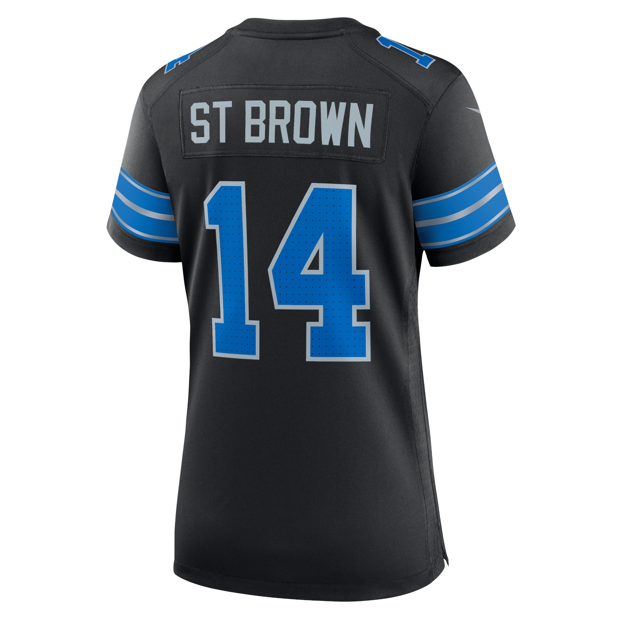 Women's Detroit Lions Amon-Ra St. Brown Black 2nd Alternate Game Jersey JS8706 nicesnker - Image 3