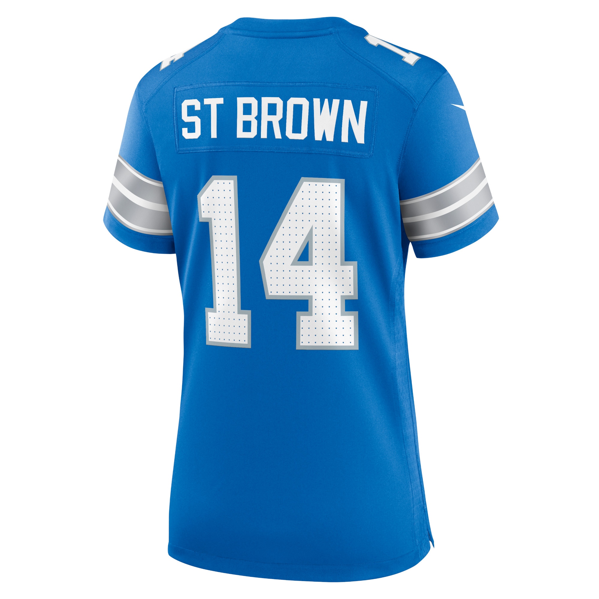 Women's Detroit Lions Amon-Ra St. Brown Blue Team Game Jersey JS2925 nicesnker - Image 3