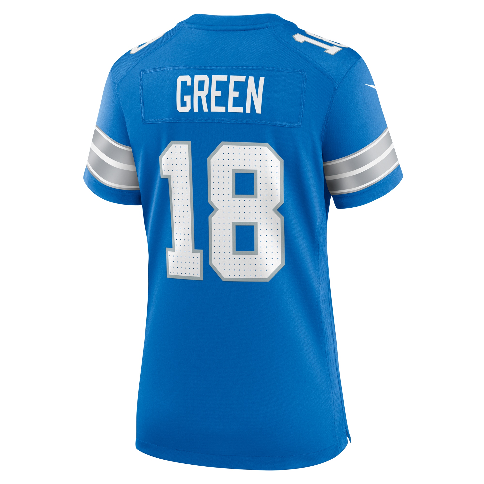 Women's Detroit Lions Antoine Green Blue Team Game Jersey JS1646 nicesnker - Image 3