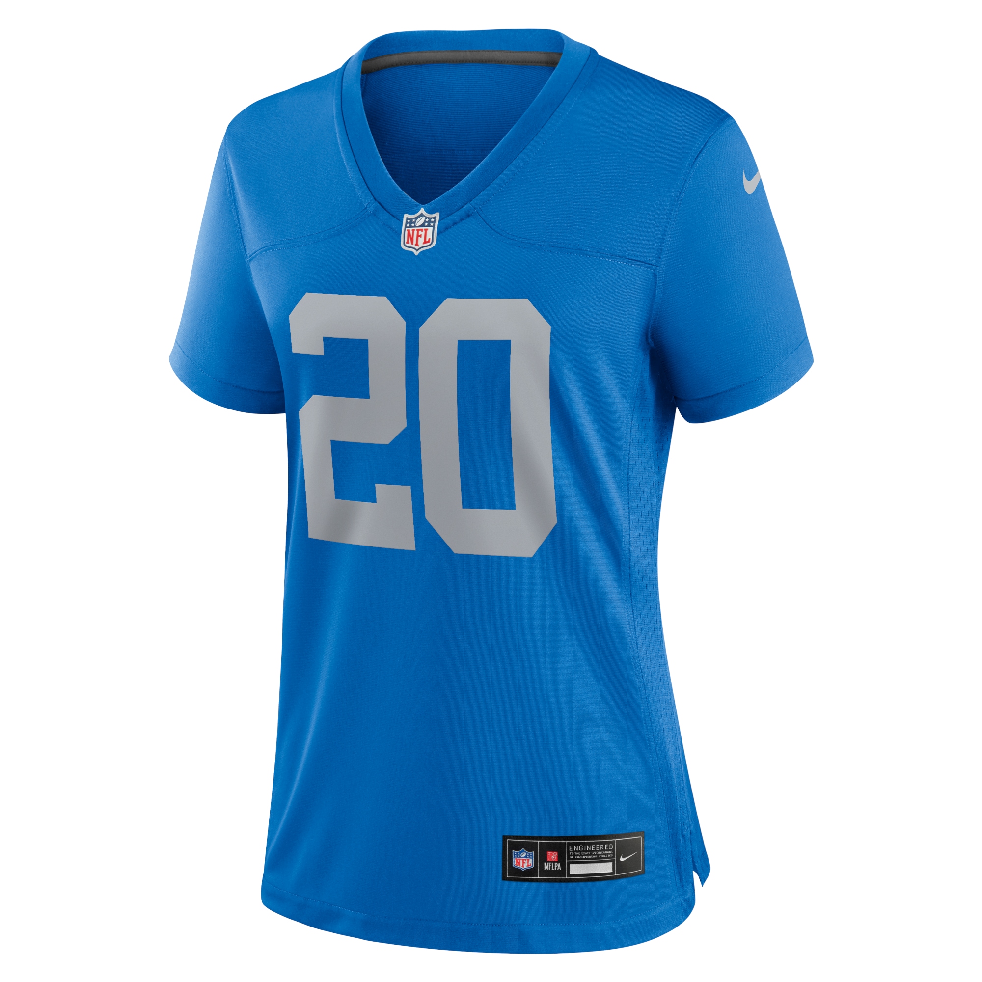Women's Detroit Lions Barry Sanders Blue Alternate Game Jersey JS5753 nicesnker - Image 2