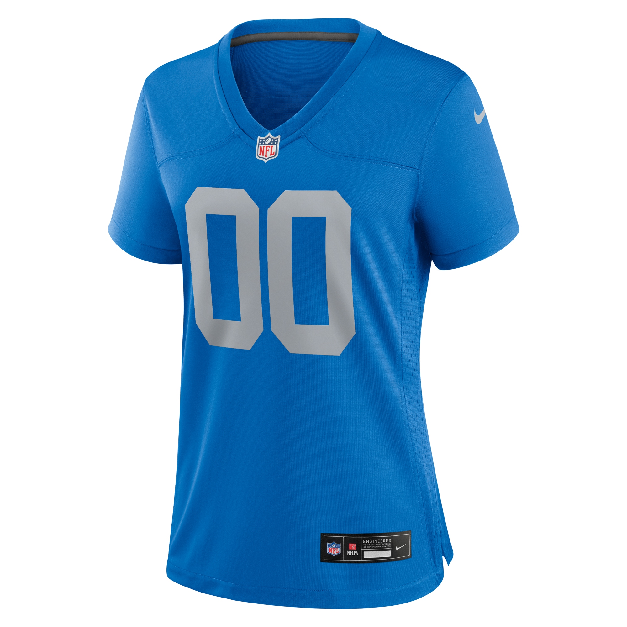 Women's Detroit Lions Blue Alternate Custom Game Jersey JS3157 nicesnker - Image 2
