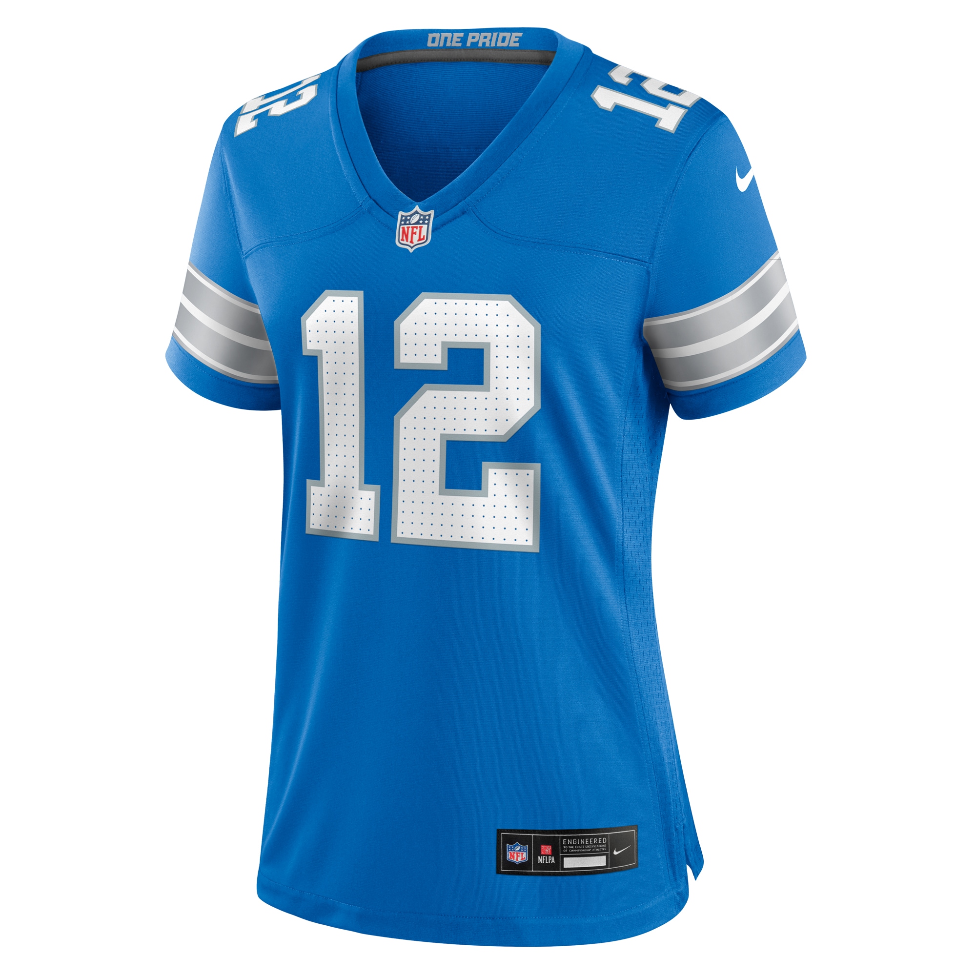 Women's Detroit Lions Brandon Joseph Blue Team Game Jersey JS5836 nicesnker - Image 2