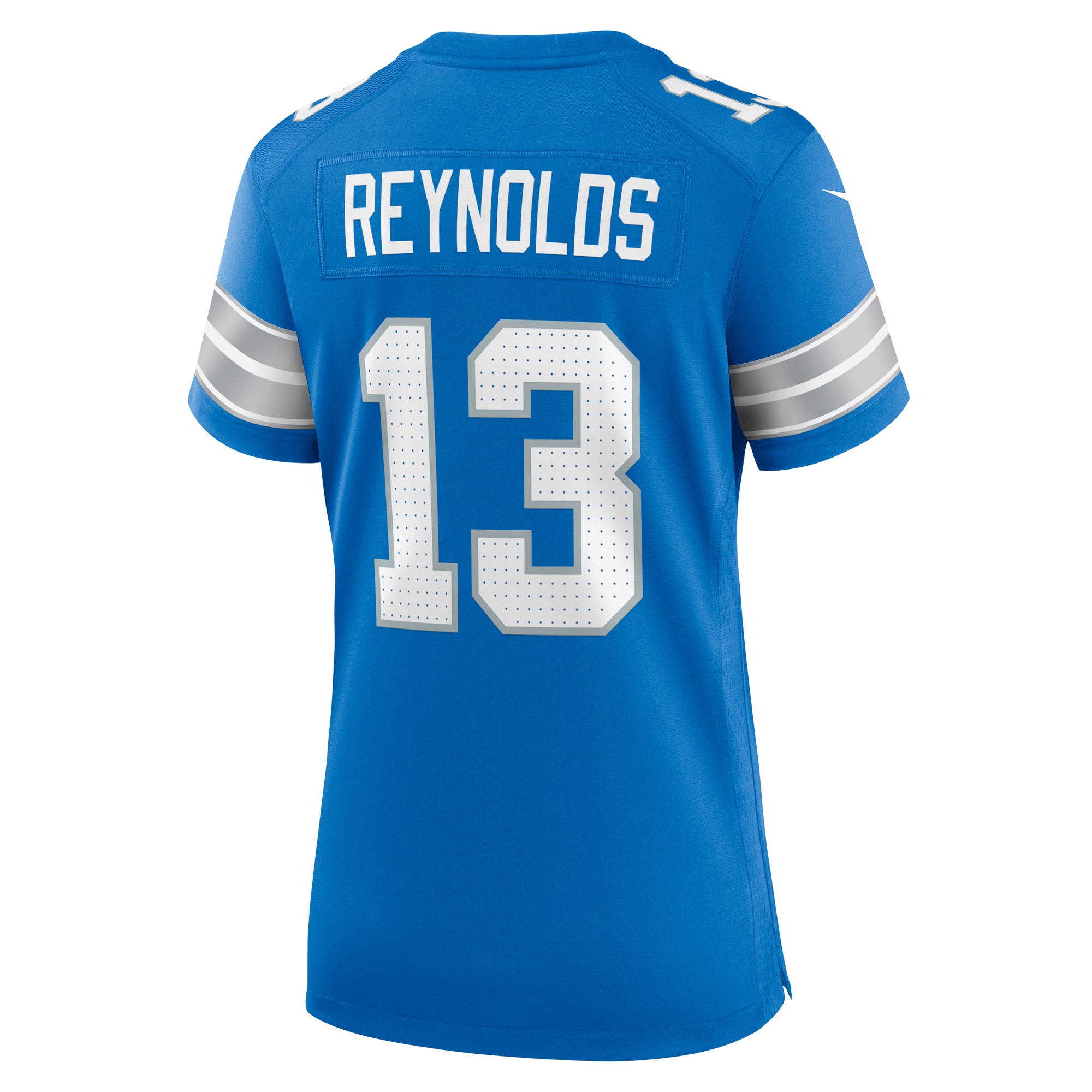 Women's Detroit Lions Craig Reynolds Blue Team Game Jersey JS9537 nicesnker - Image 3