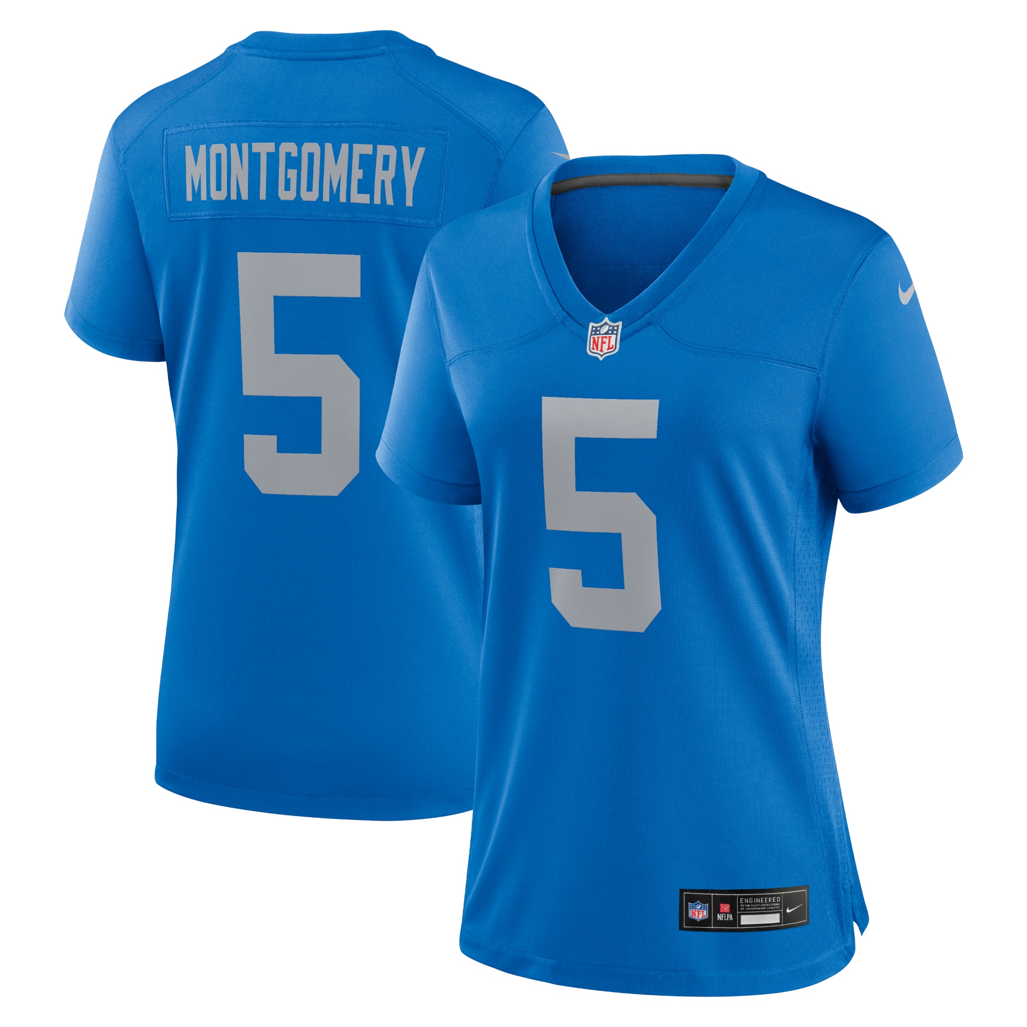 Women's Detroit Lions David Montgomery Blue Alternate Game Jersey JS8239 nicesnker