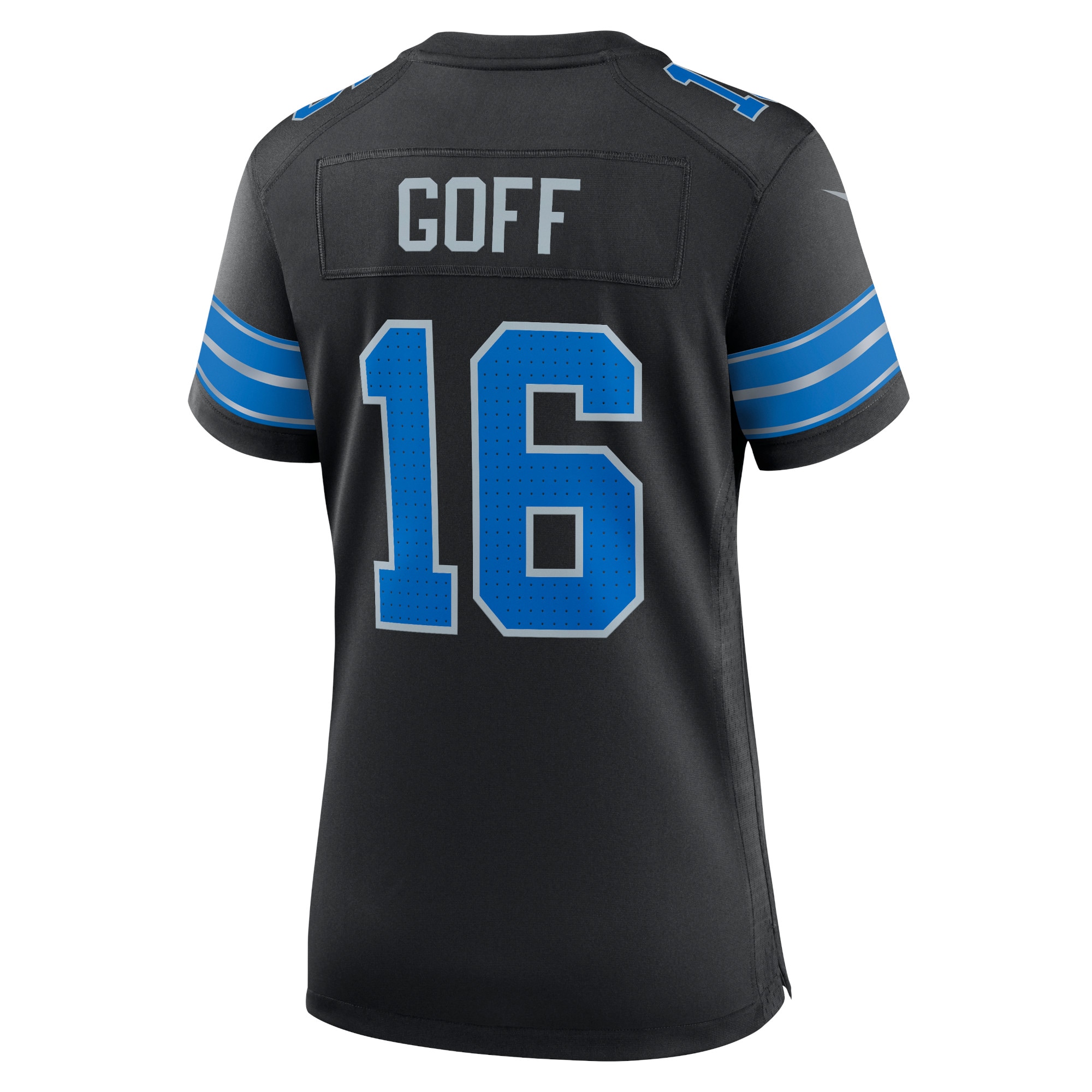 Women's Detroit Lions Jared Goff Black 2nd Alternate Game Jersey JS5647 nicesnker - Image 3