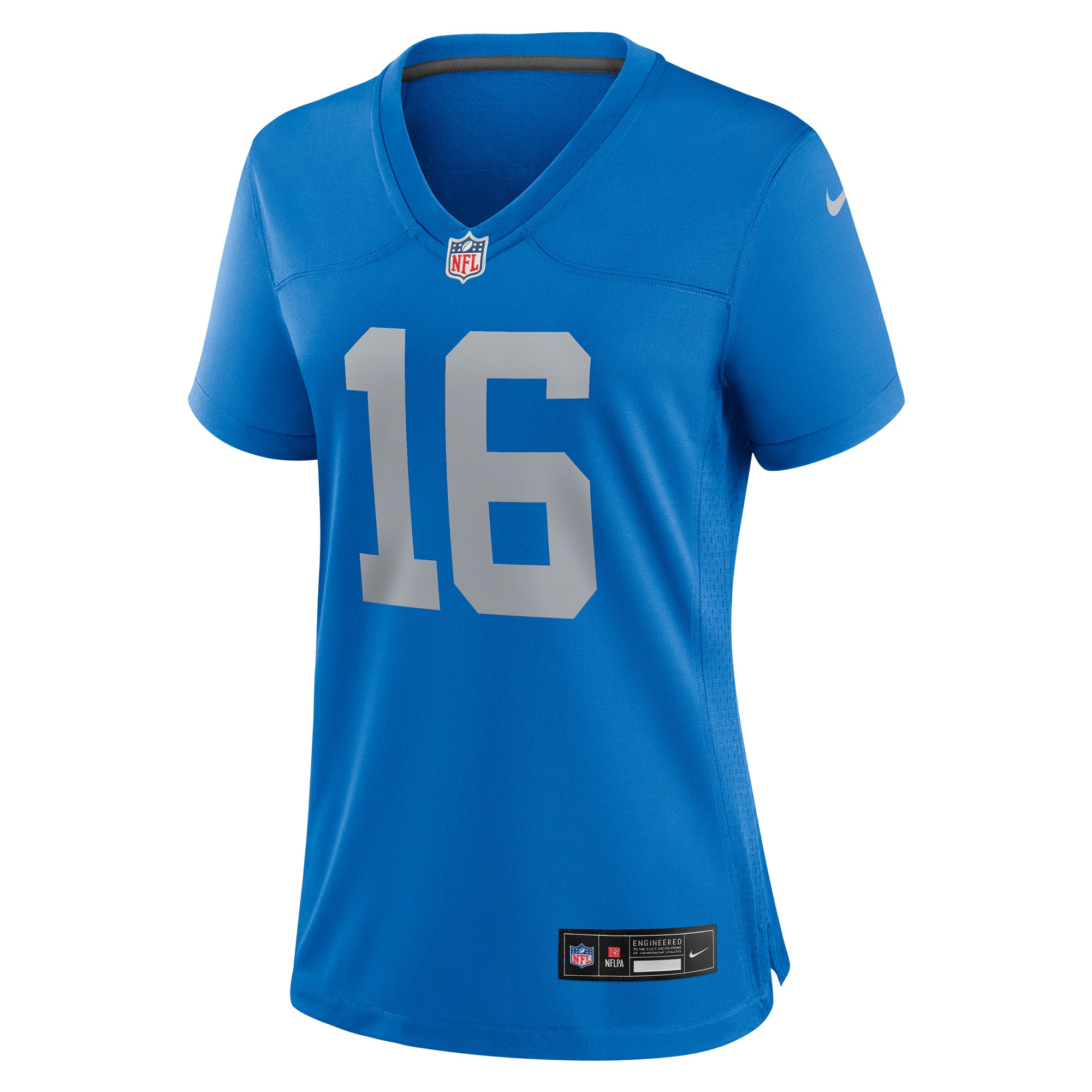 Women's Detroit Lions Jared Goff Blue Alternate Game Jersey JS7491 nicesnker - Image 2