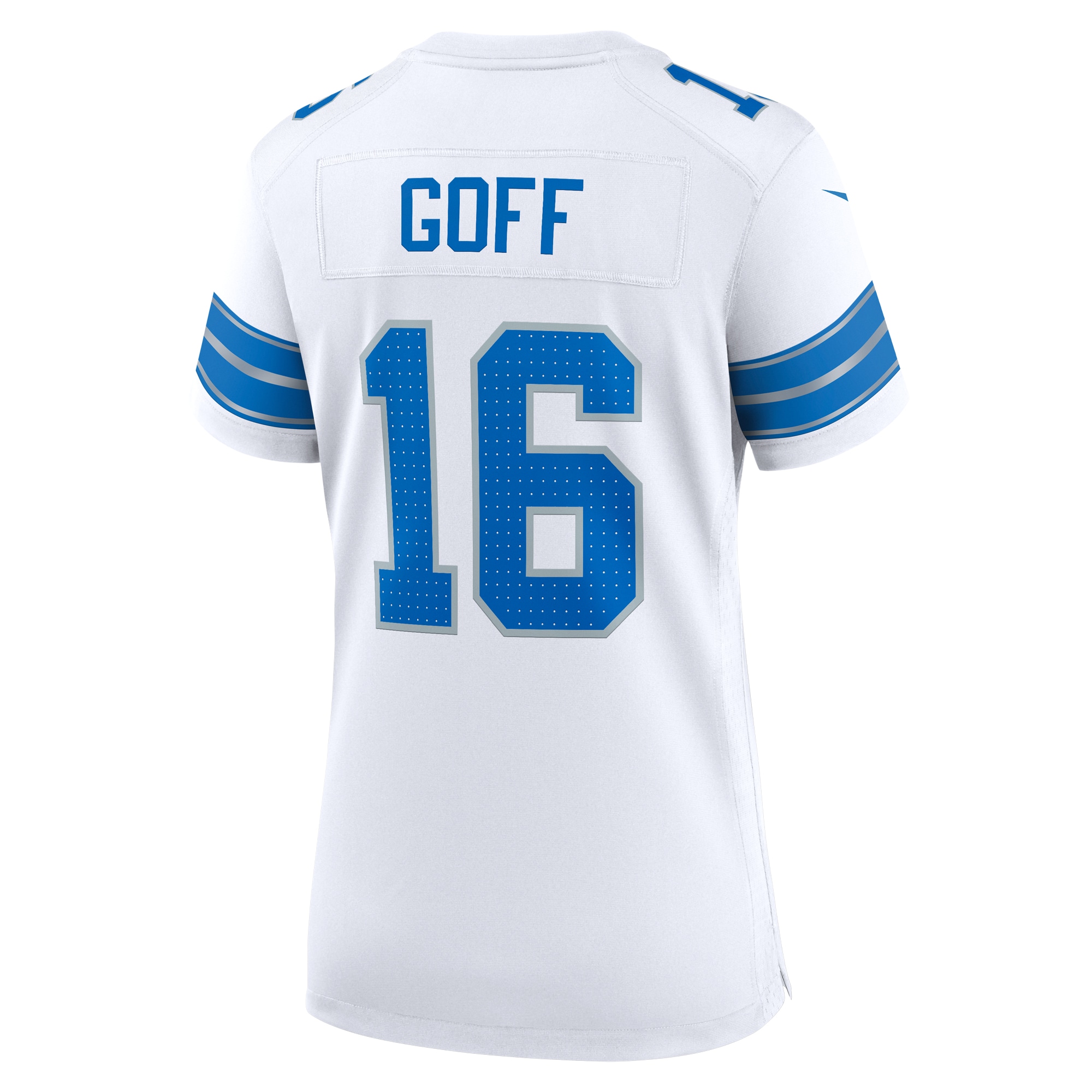 Women's Detroit Lions Jared Goff White Game Jersey JS6380 nicesnker - Image 3