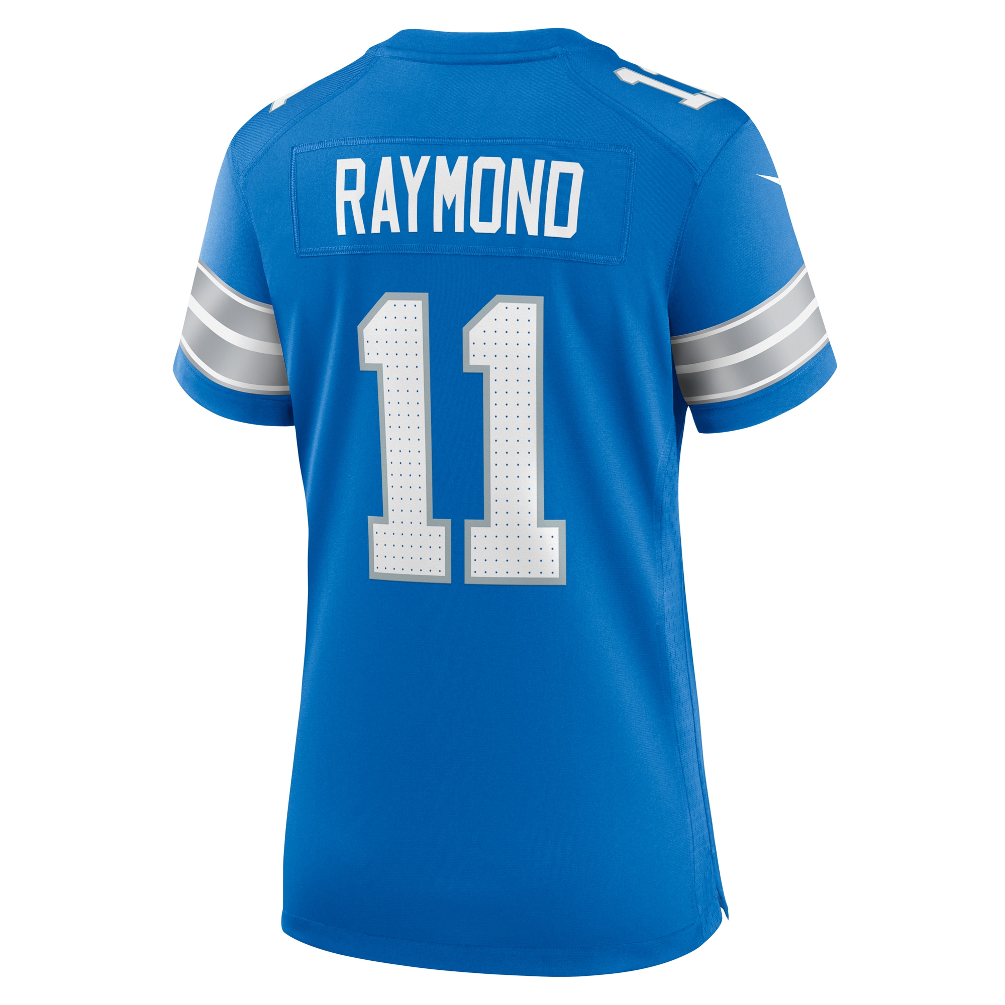Women's Detroit Lions Kalif Raymond Blue Team Game Jersey JS6384 nicesnker - Image 3