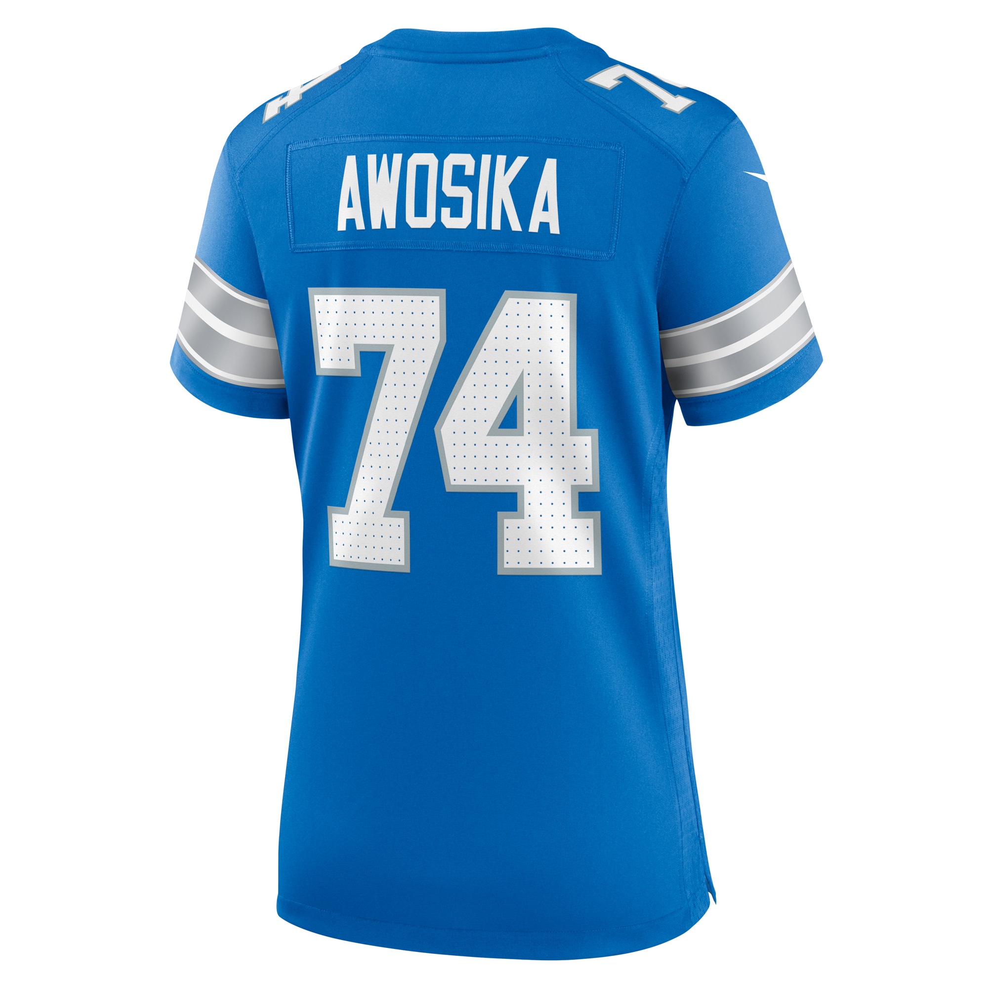 Women's Detroit Lions Kayode Awosika Blue Team Game Jersey JS9228 nicesnker - Image 3