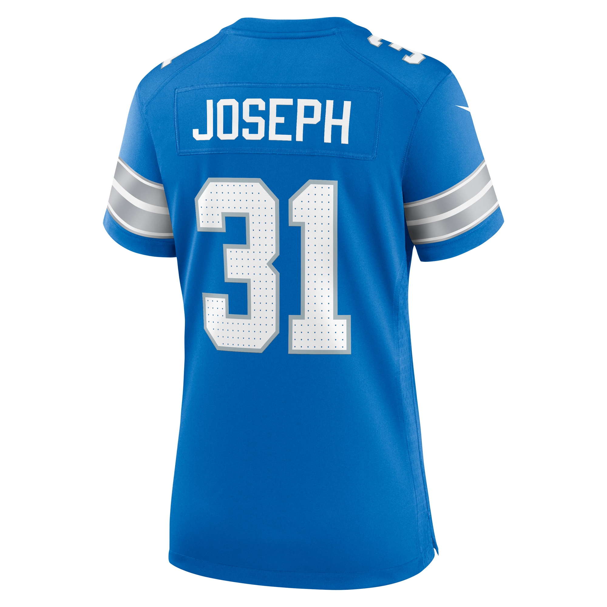Women's Detroit Lions Kerby Joseph Blue Team Game Jersey JS5735 nicesnker - Image 3