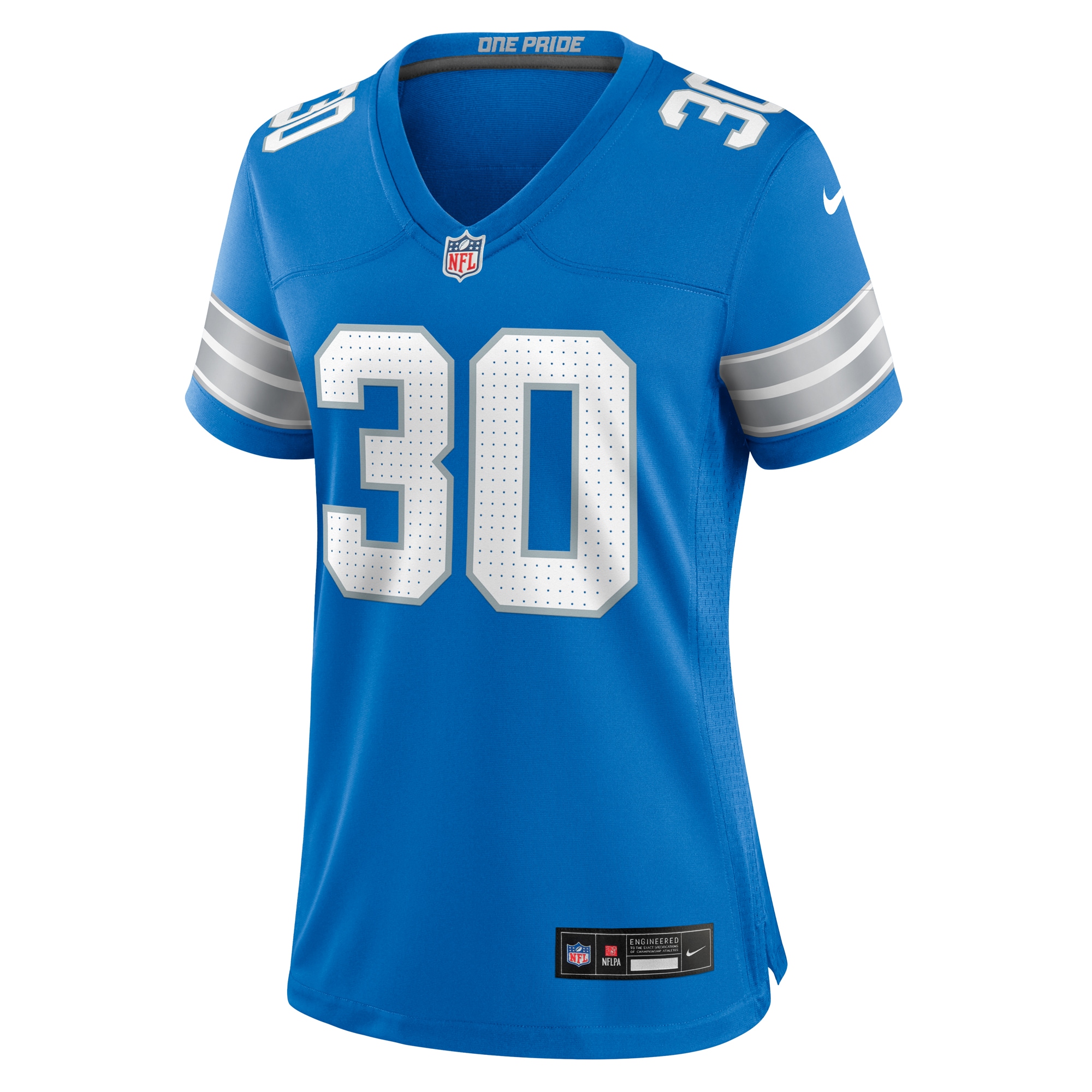 Women's Detroit Lions Khalil Dorsey Blue Team Game Jersey JS4403 nicesnker - Image 2