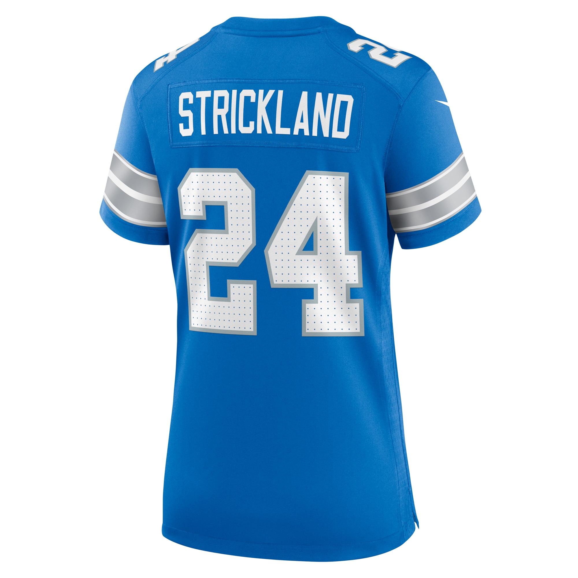 Women's Detroit Lions Loren Strickland Blue Team Game Jersey JS7758 nicesnker - Image 3