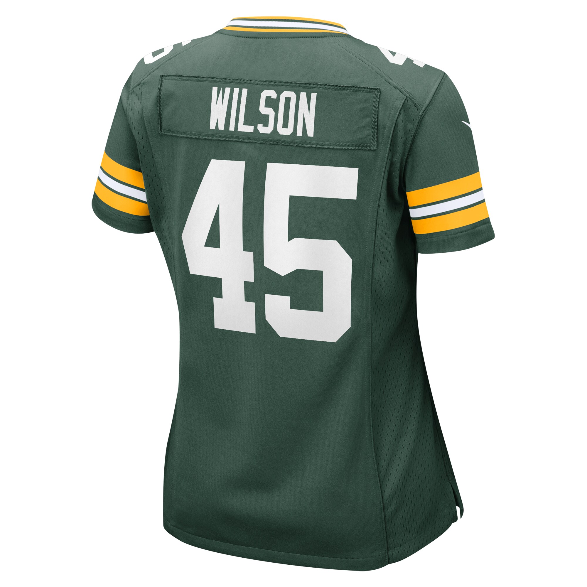 Women's Green Bay Packers Eric Wilson Green Home Game Player Jersey JS8154 nicesnker - Image 3