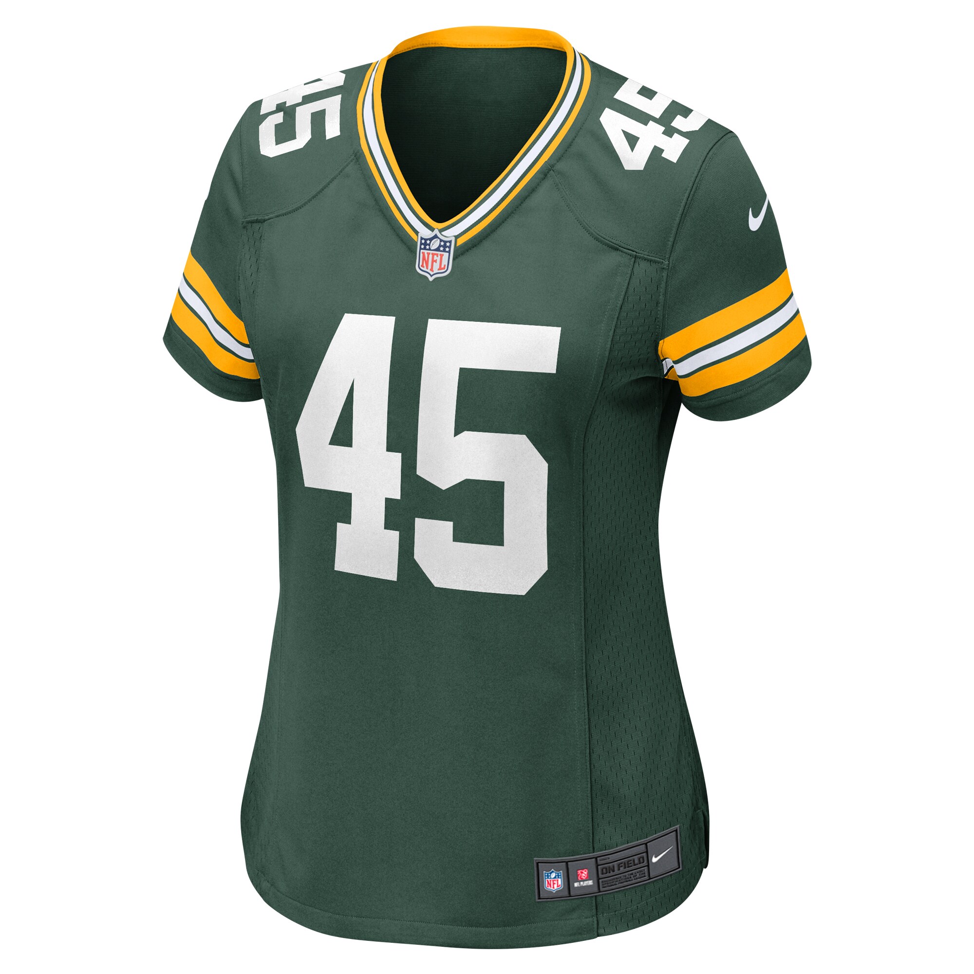 Women's Green Bay Packers Eric Wilson Green Home Game Player Jersey JS8154 nicesnker - Image 2