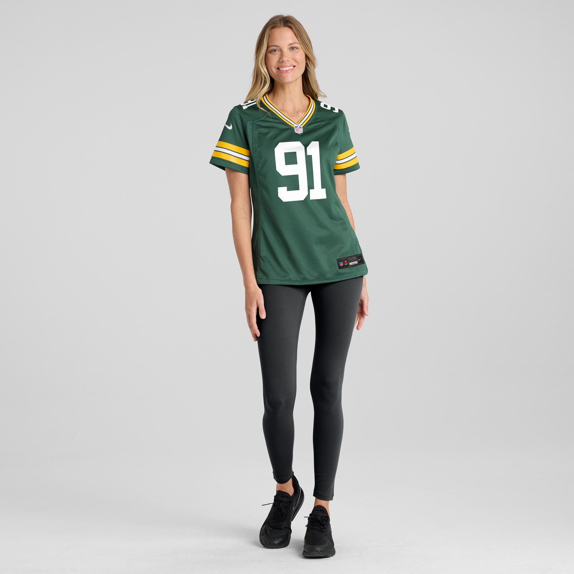 Women's Green Bay Packers Preston Smith Green Game Jersey JS8235 nicesnker - Image 4