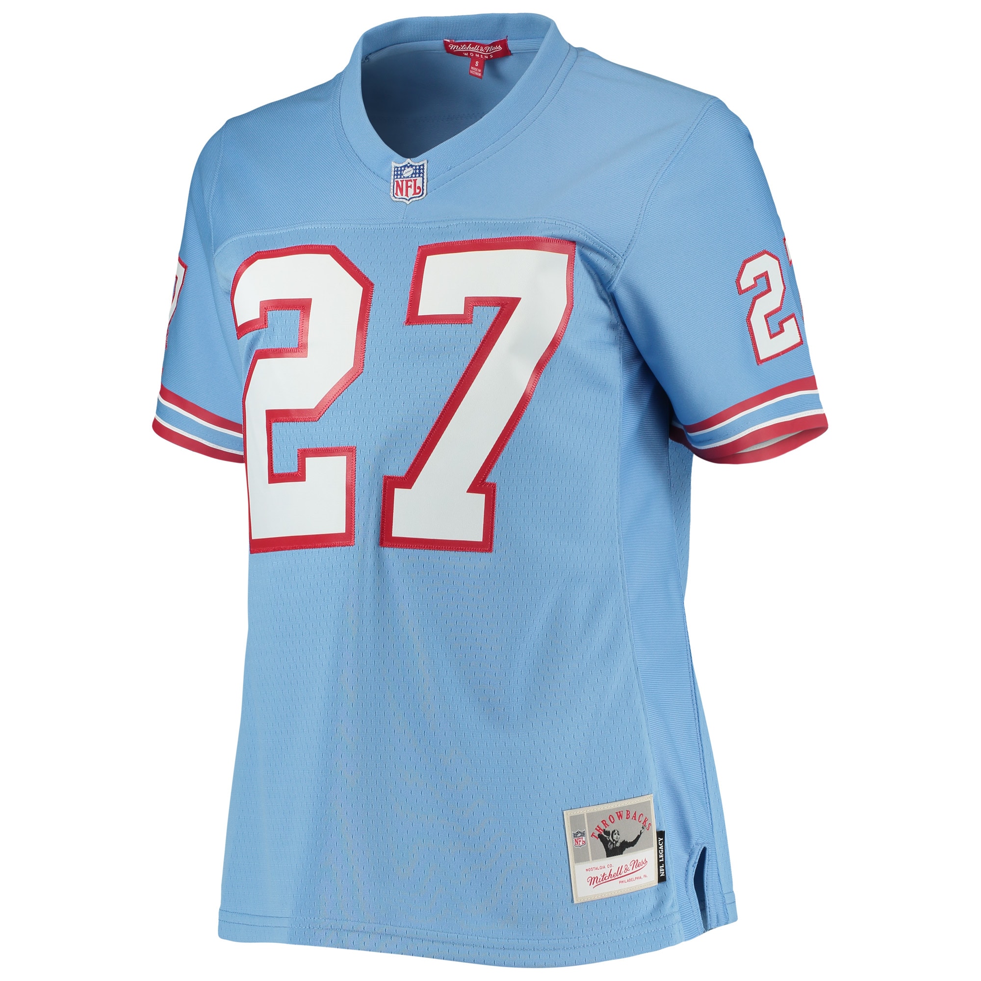 Women's Houston Oilers Eddie George Mitchell & Ness Light Blue Legacy Player Jersey JS4542 nicesnker - Image 2