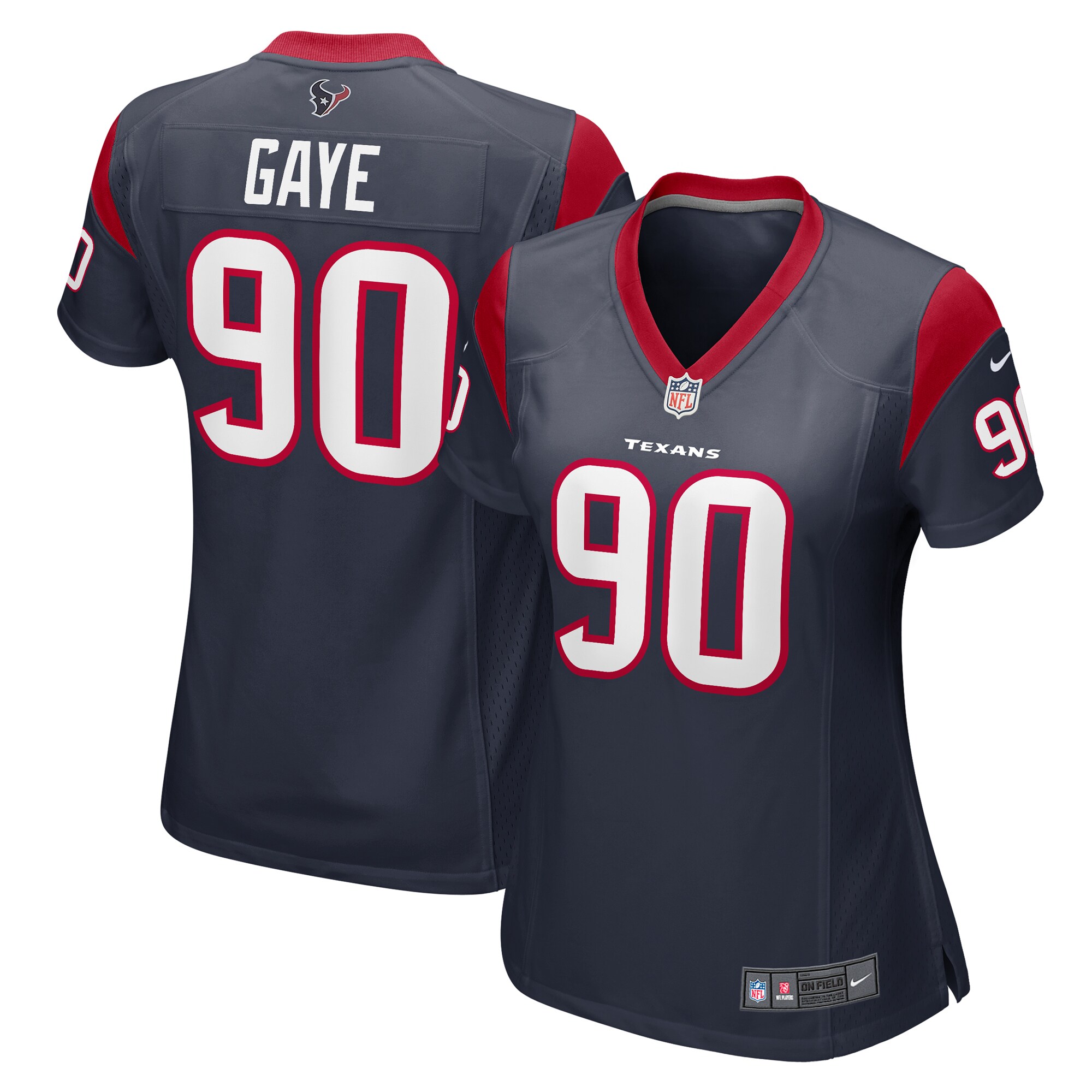 Women's Houston Texans Ali Gaye Navy Team Game Jersey JS7921 nicesnker