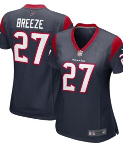 Women's Houston Texans Brady Breeze Navy Team Game Jersey JS8310 nicesnker