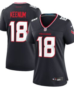 Women's Houston Texans Case Keenum Navy Team Game Jersey JS1304 nicesnker