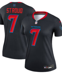 Women's Houston Texans C.J. Stroud Navy Alternate Legend Player Performance Top JS4748 nicesnker