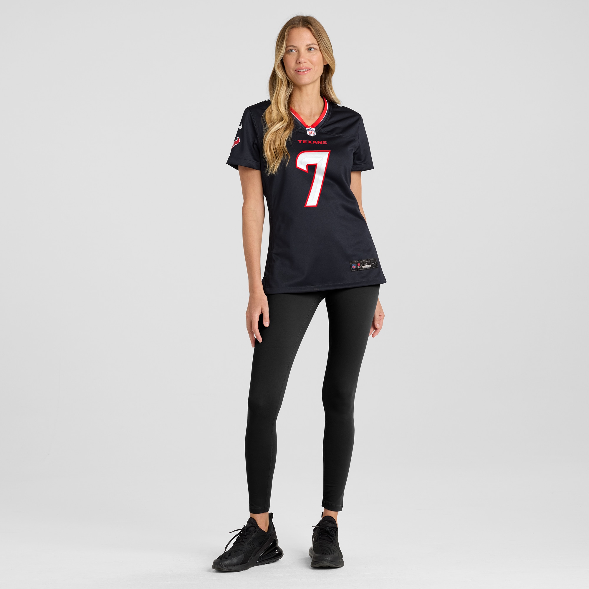 Women's Houston Texans C.J. Stroud Navy Game Jersey JS2507 nicesnker - Image 4