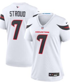 Women's Houston Texans C.J. Stroud White Game Jersey JS9227 nicesnker