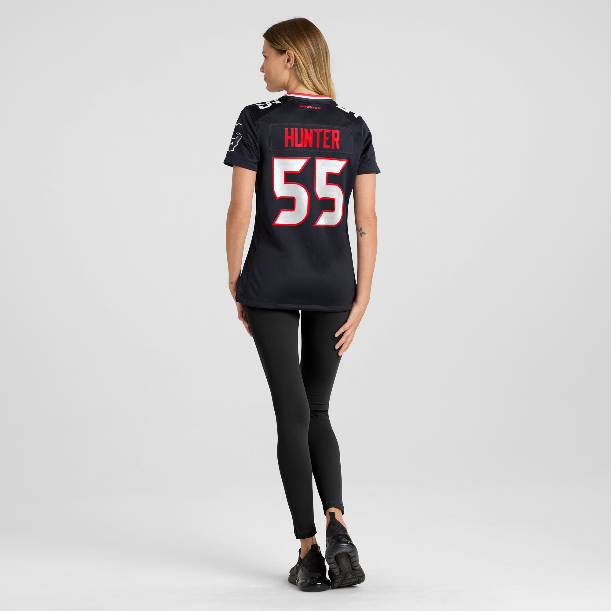 Women's Houston Texans Danielle Hunter Navy Team Game Jersey JS8828 nicesnker - Image 5