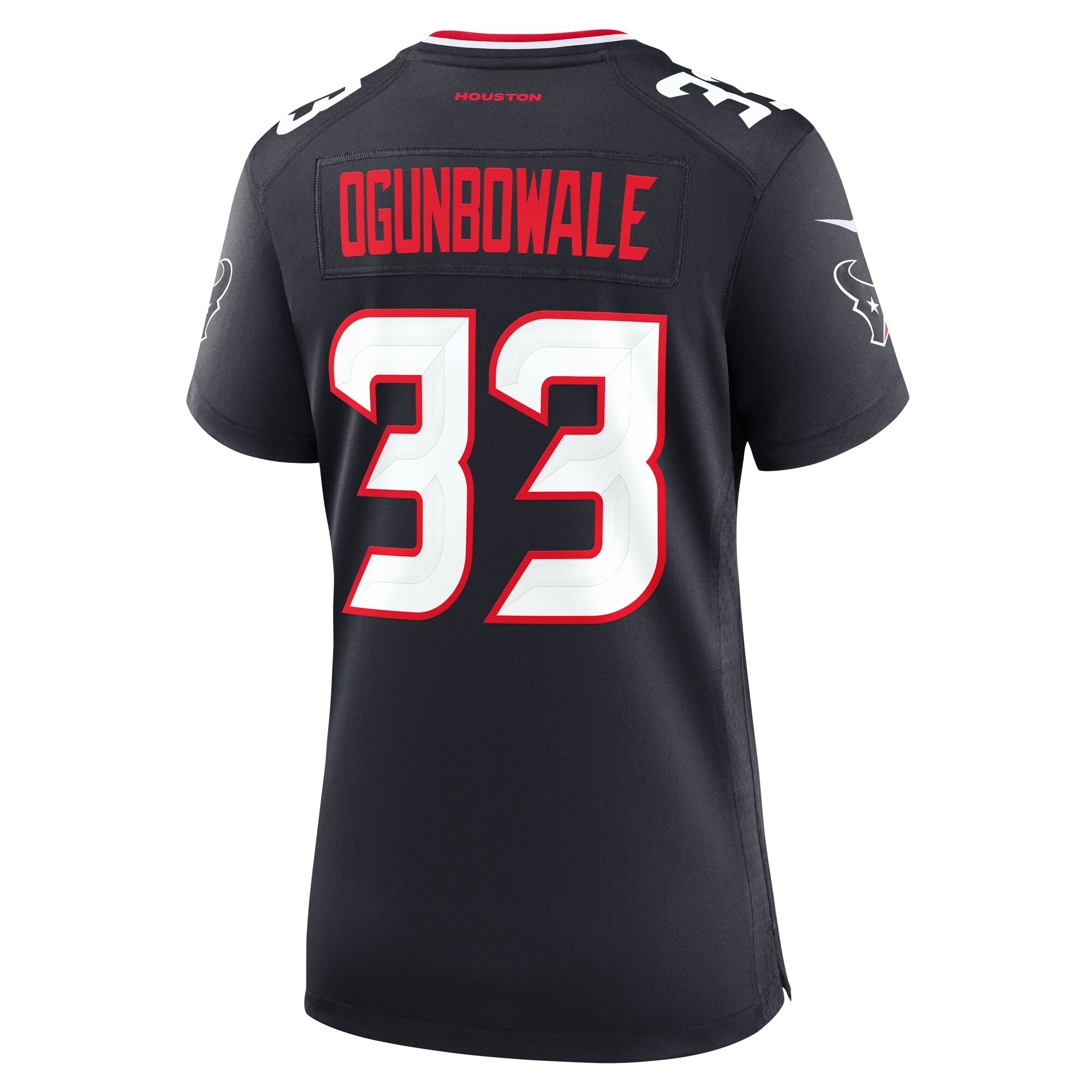 Women's Houston Texans Dare Ogunbowale Navy Team Game Jersey JS9067 nicesnker - Image 3