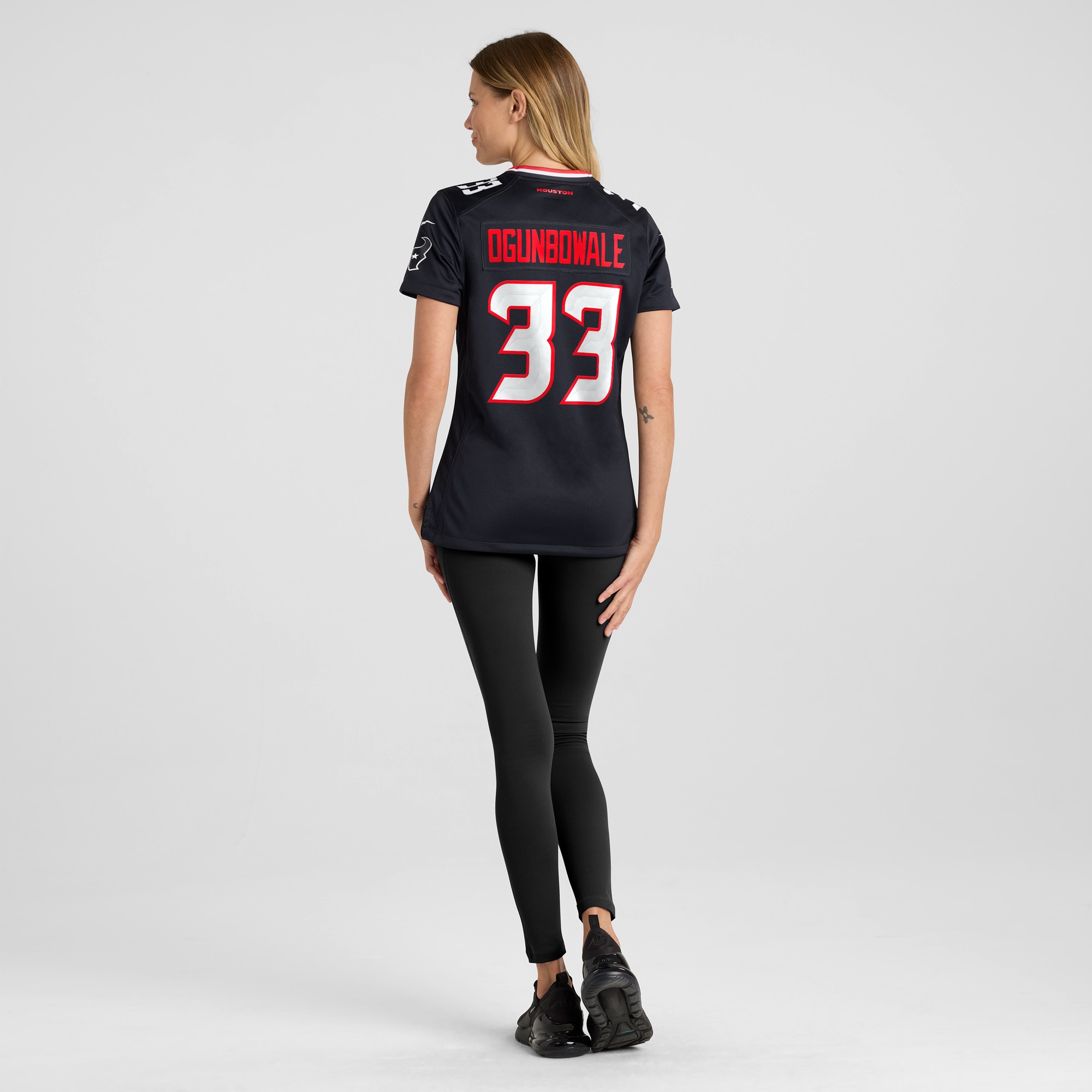 Women's Houston Texans Dare Ogunbowale Navy Team Game Jersey JS9067 nicesnker - Image 5