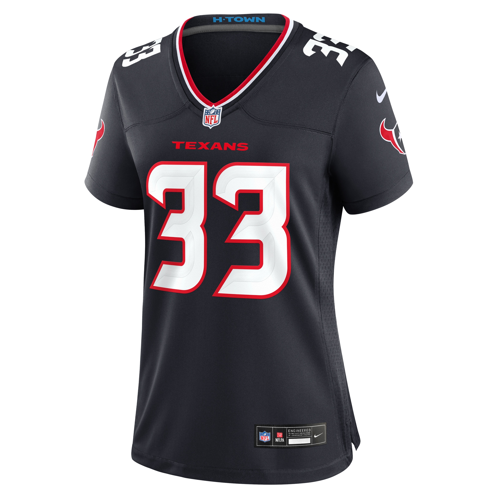 Women's Houston Texans Dare Ogunbowale Navy Team Game Jersey JS9067 nicesnker - Image 2