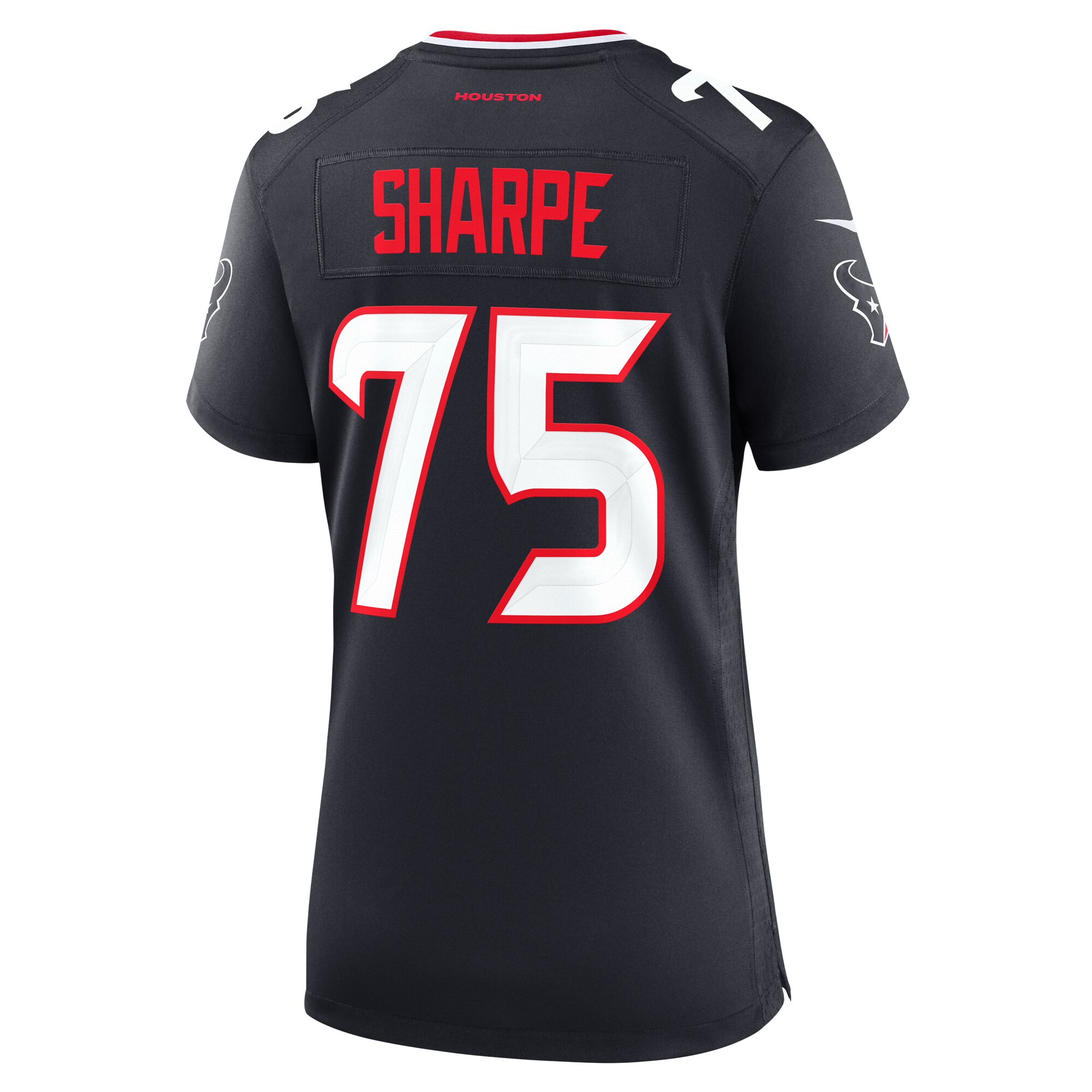 Women's Houston Texans David Sharpe Navy Team Game Jersey JS2601 nicesnker - Image 3