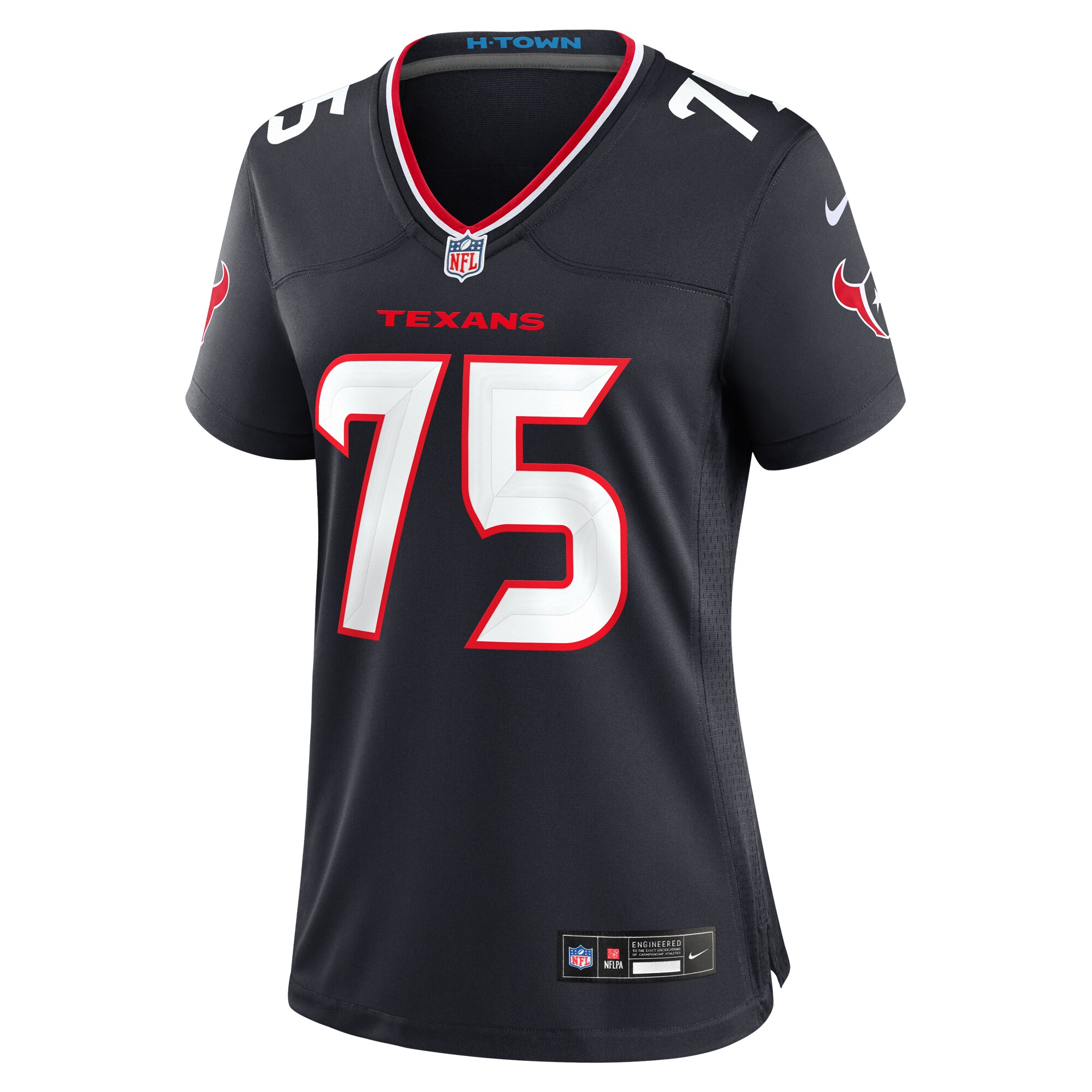 Women's Houston Texans David Sharpe Navy Team Game Jersey JS2601 nicesnker - Image 2