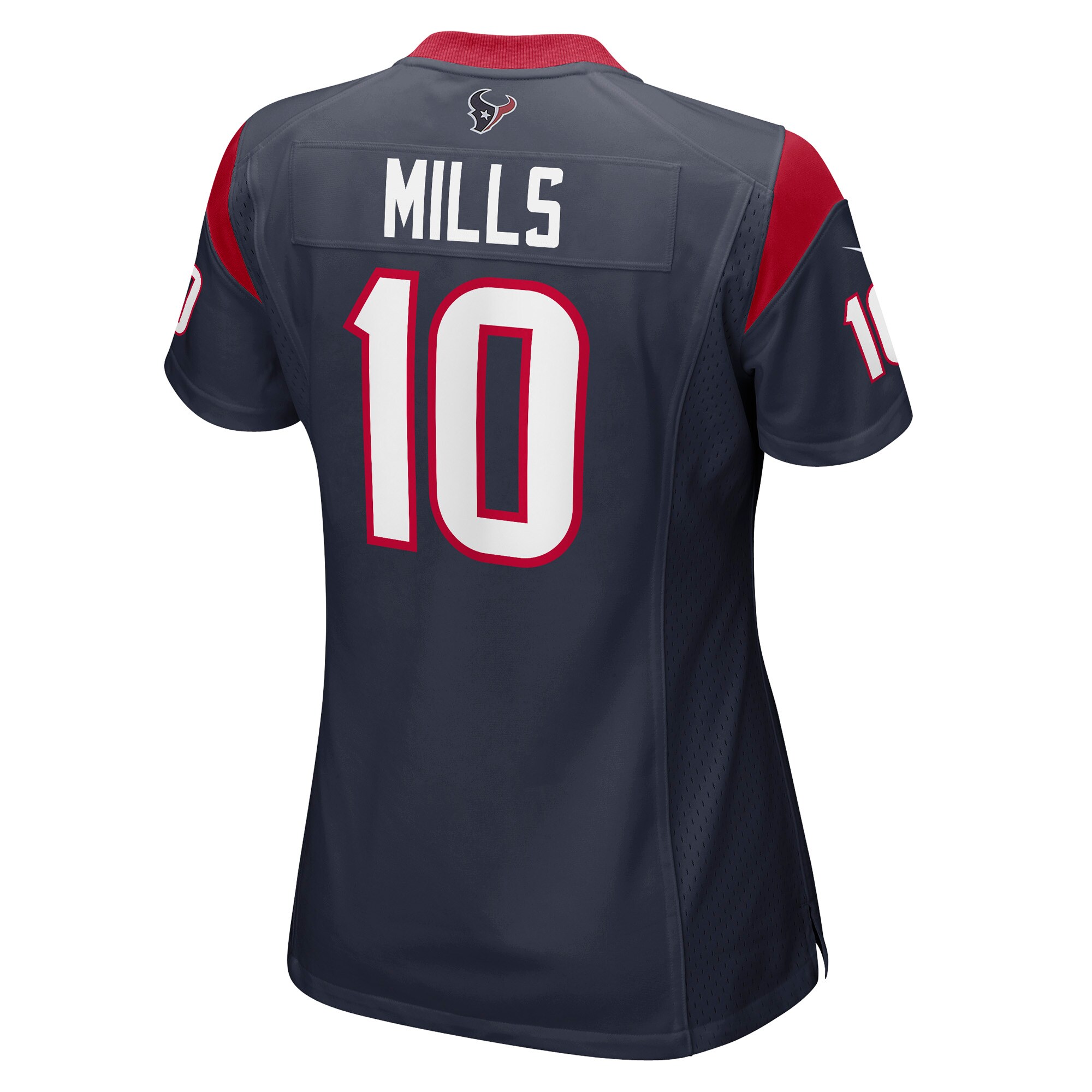 Women's Houston Texans Davis Mills Navy Game Jersey JS4167 nicesnker - Image 3