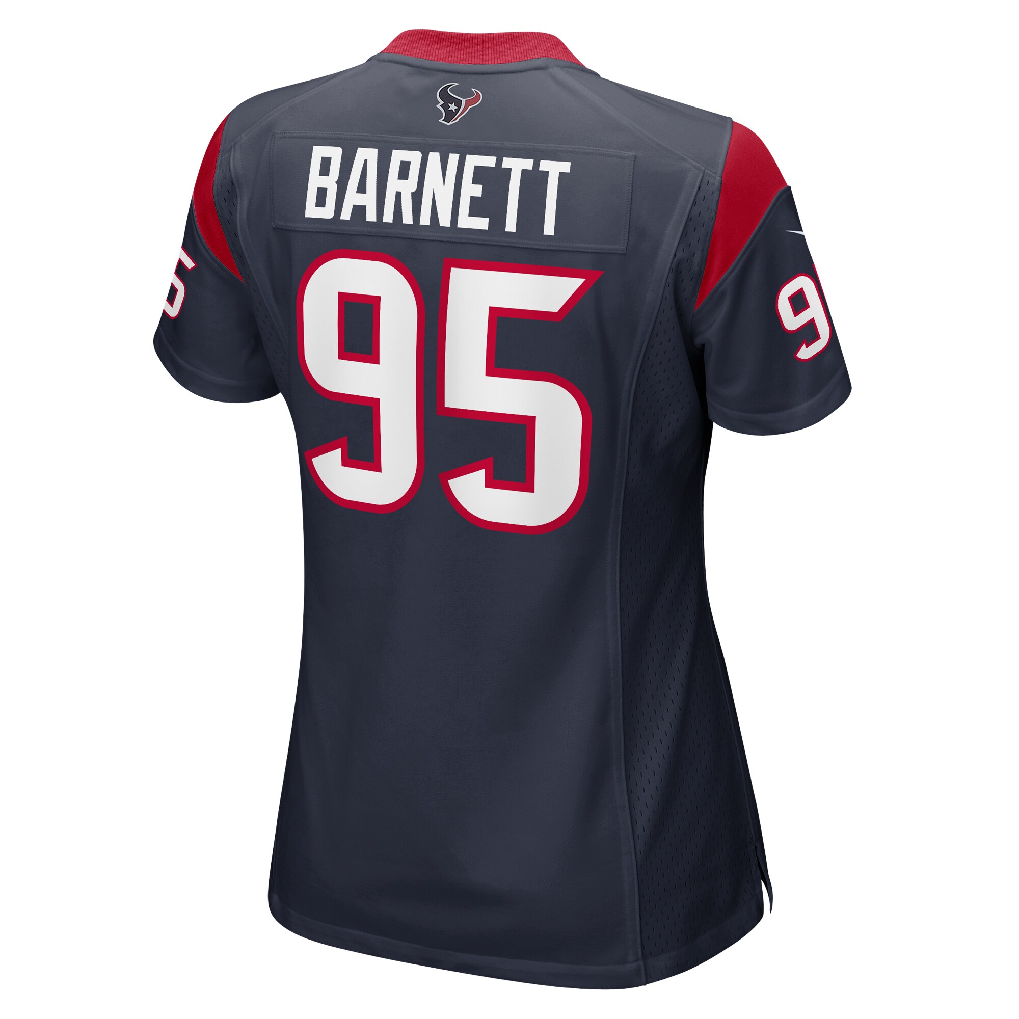 Women's Houston Texans Derek Barnett Navy Game Jersey JS9411 nicesnker - Image 3