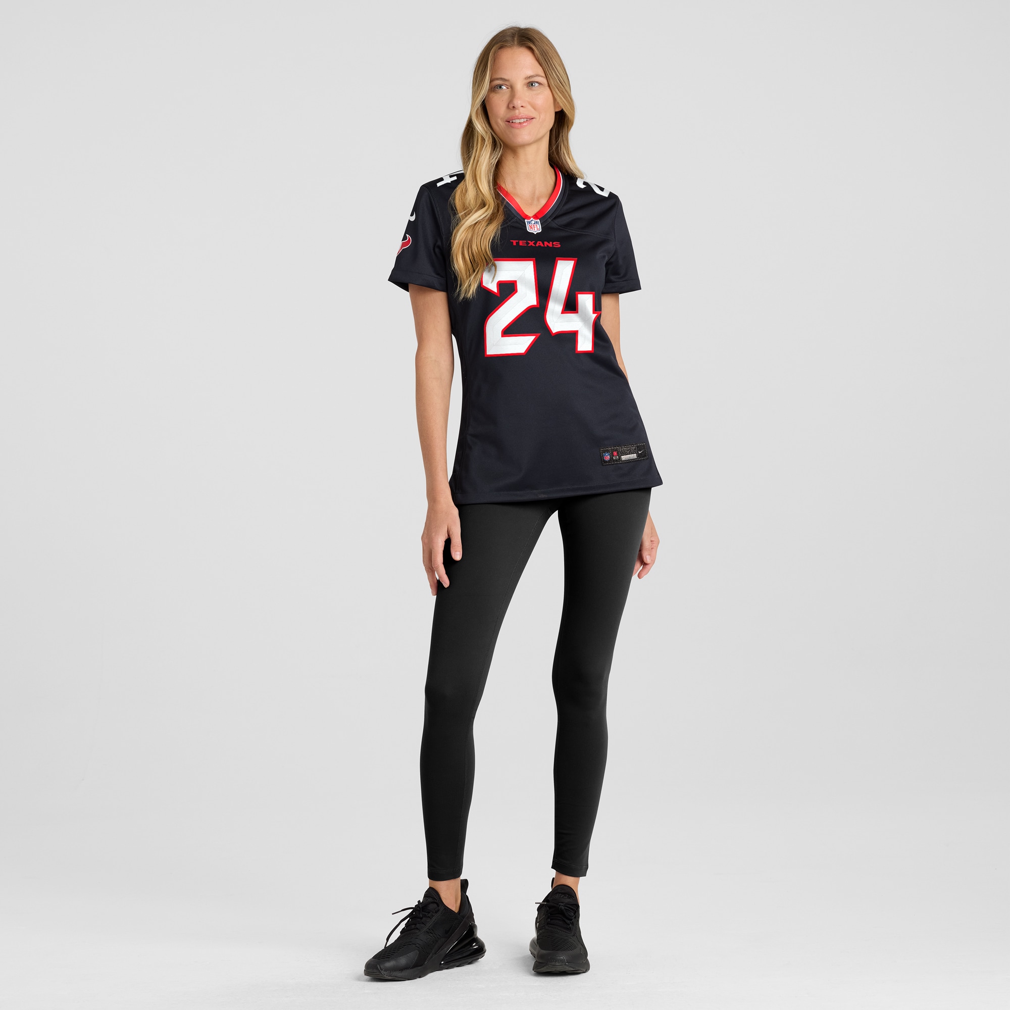 Women's Houston Texans Derek Stingley Jr. Navy Game Jersey JS4988 nicesnker - Image 4