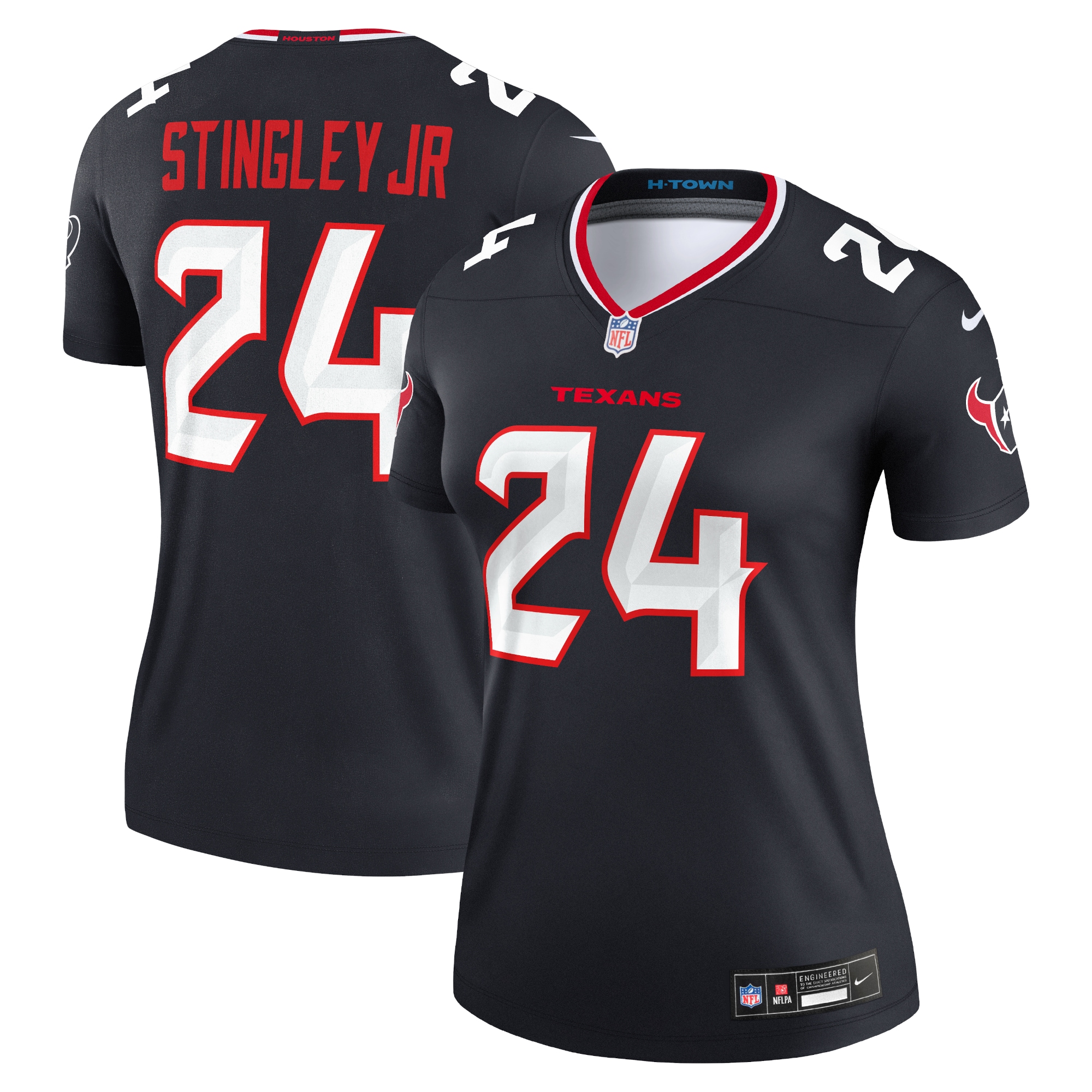 Women's Houston Texans Derek Stingley Jr. Navy Legend Player Performance Top JS9122 nicesnker