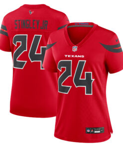 Women's Houston Texans Derek Stingley Jr. Red Alternate Game Jersey JS4995 nicesnker