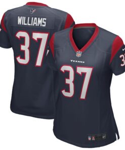 Women's Houston Texans Domanick Williams Navy Game Retired Player Jersey JS8052 nicesnker
