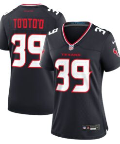 Women's Houston Texans Henry To'oto'o Navy Team Game Jersey JS5817 nicesnker