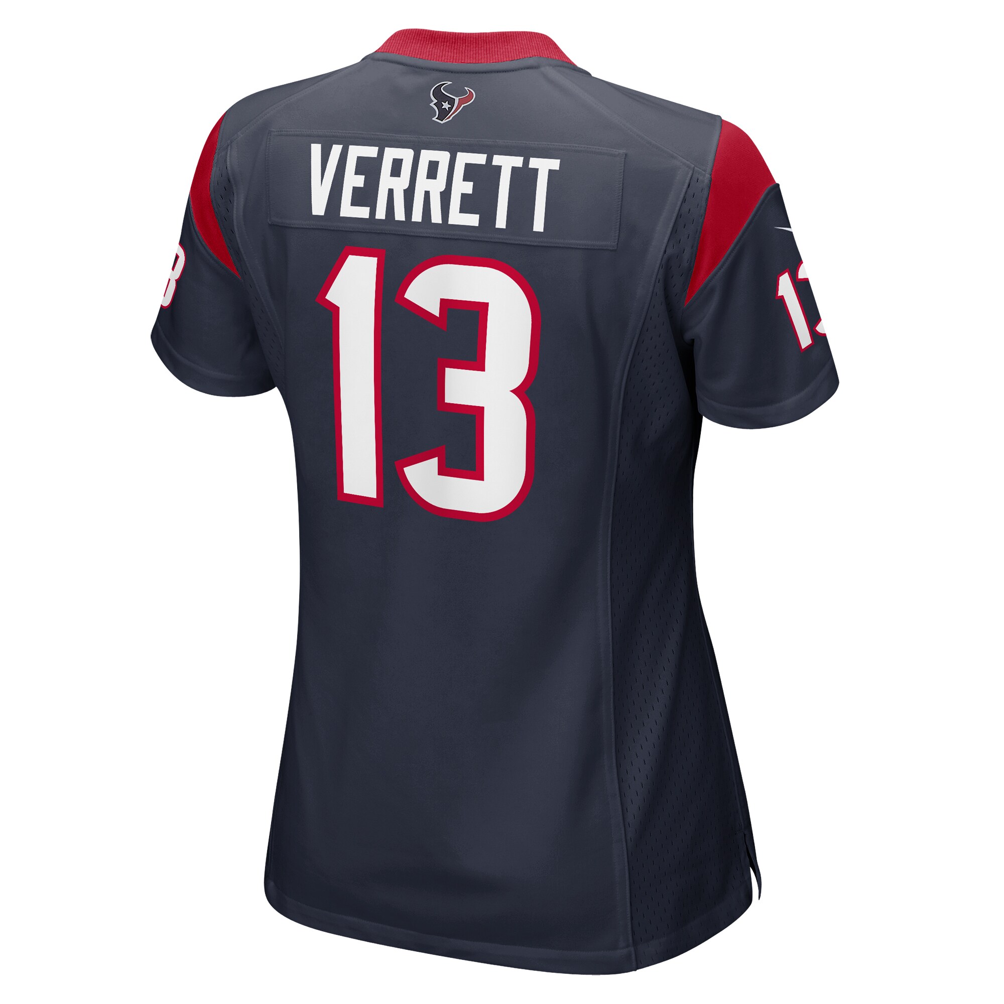 Women's Houston Texans Jason Verrett Navy Game Jersey JS1456 nicesnker - Image 3