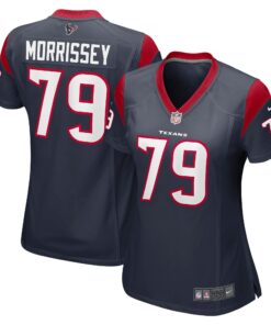 Women's Houston Texans Jimmy Morrissey Navy Game Jersey JS8318 nicesnker