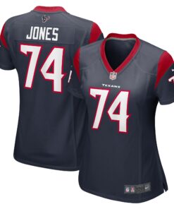 Women's Houston Texans Josh Jones Navy Team Game Jersey JS5083 nicesnker