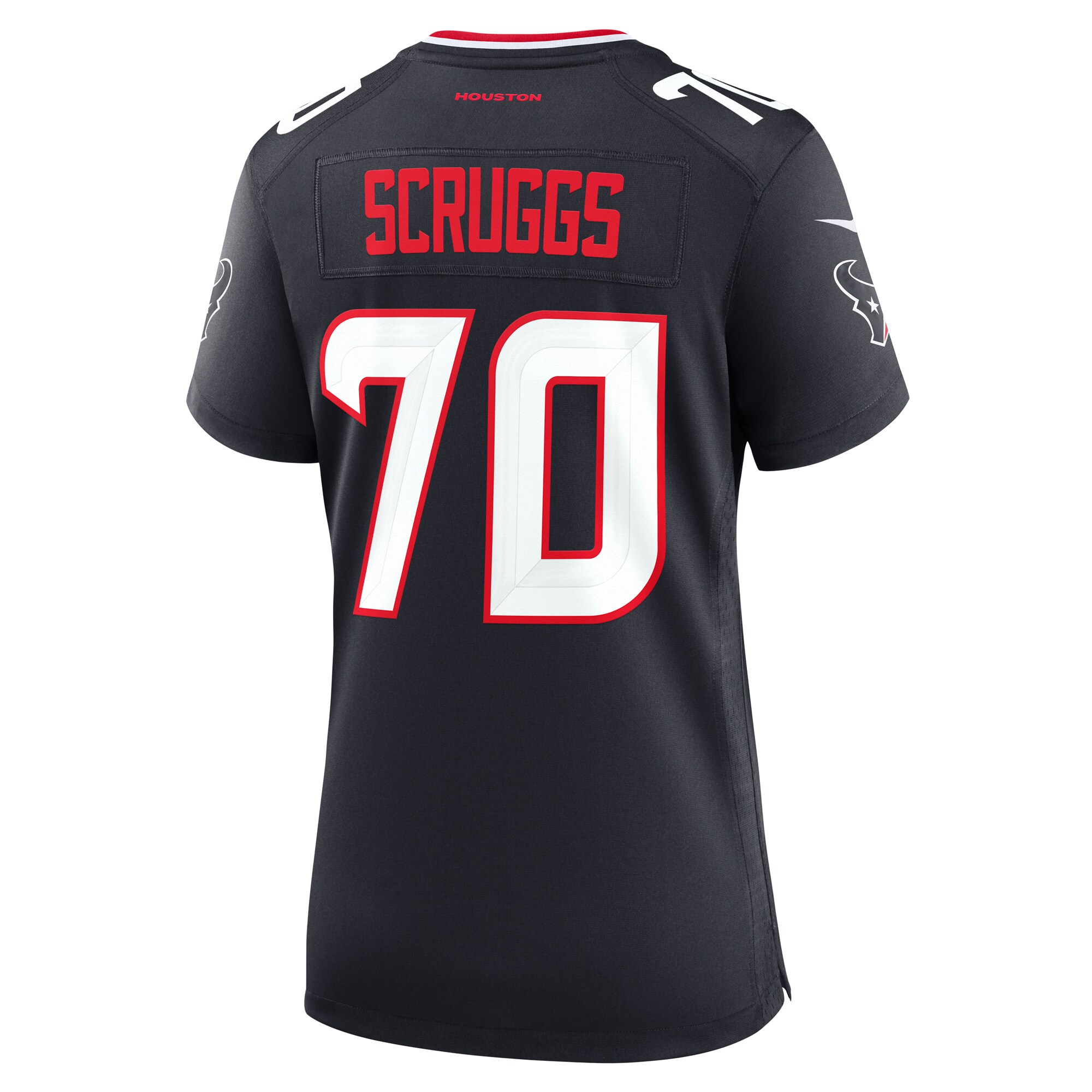 Women's Houston Texans Juice Scruggs Navy Team Game Jersey JS4461 nicesnker - Image 3