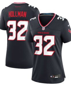 Women's Houston Texans Ka'Dar Hollman Navy Team Game Jersey JS6931 nicesnker